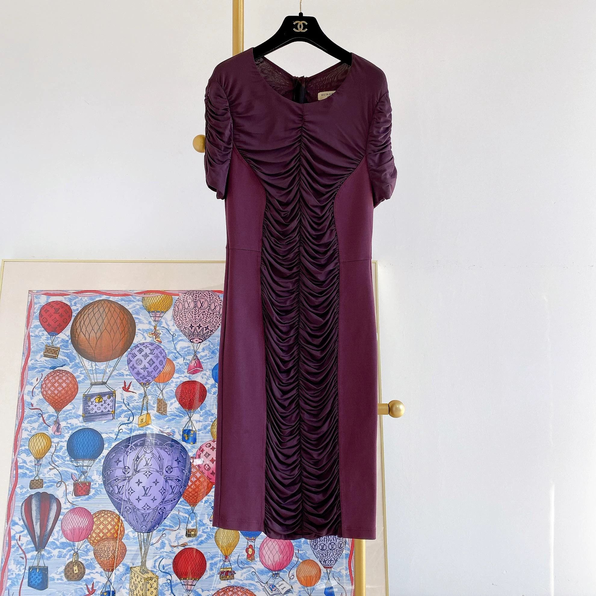 Burberry Burberry purple dress women's UK10 Size M / US 6-8 / IT 42-44 - 1 Thumbnail
