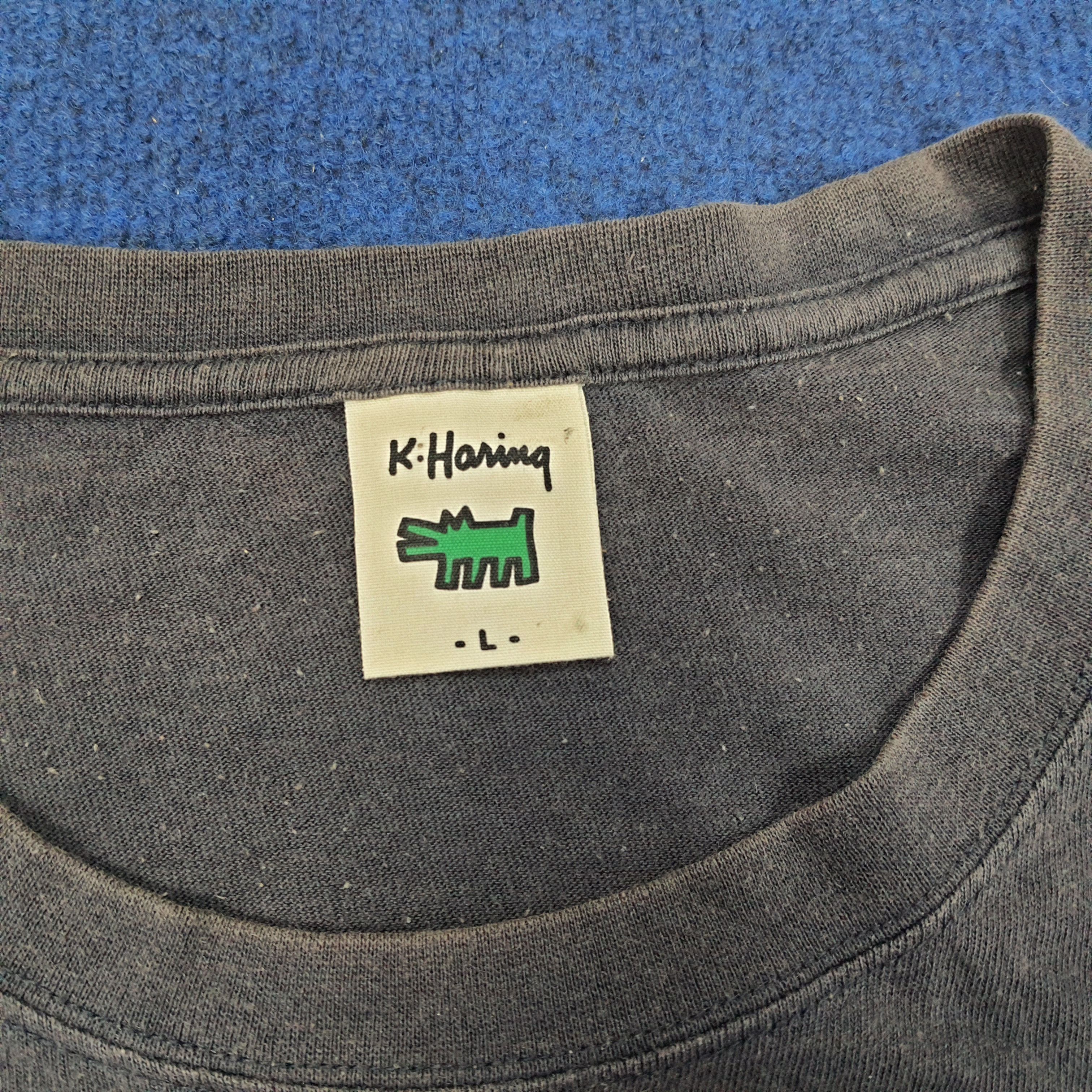 Keith Haring × Vintage Vintage Keith Haring Wild Oats Streetwear Tshirt Size US L / EU 52-54 / 3 - 5 Thumbnail