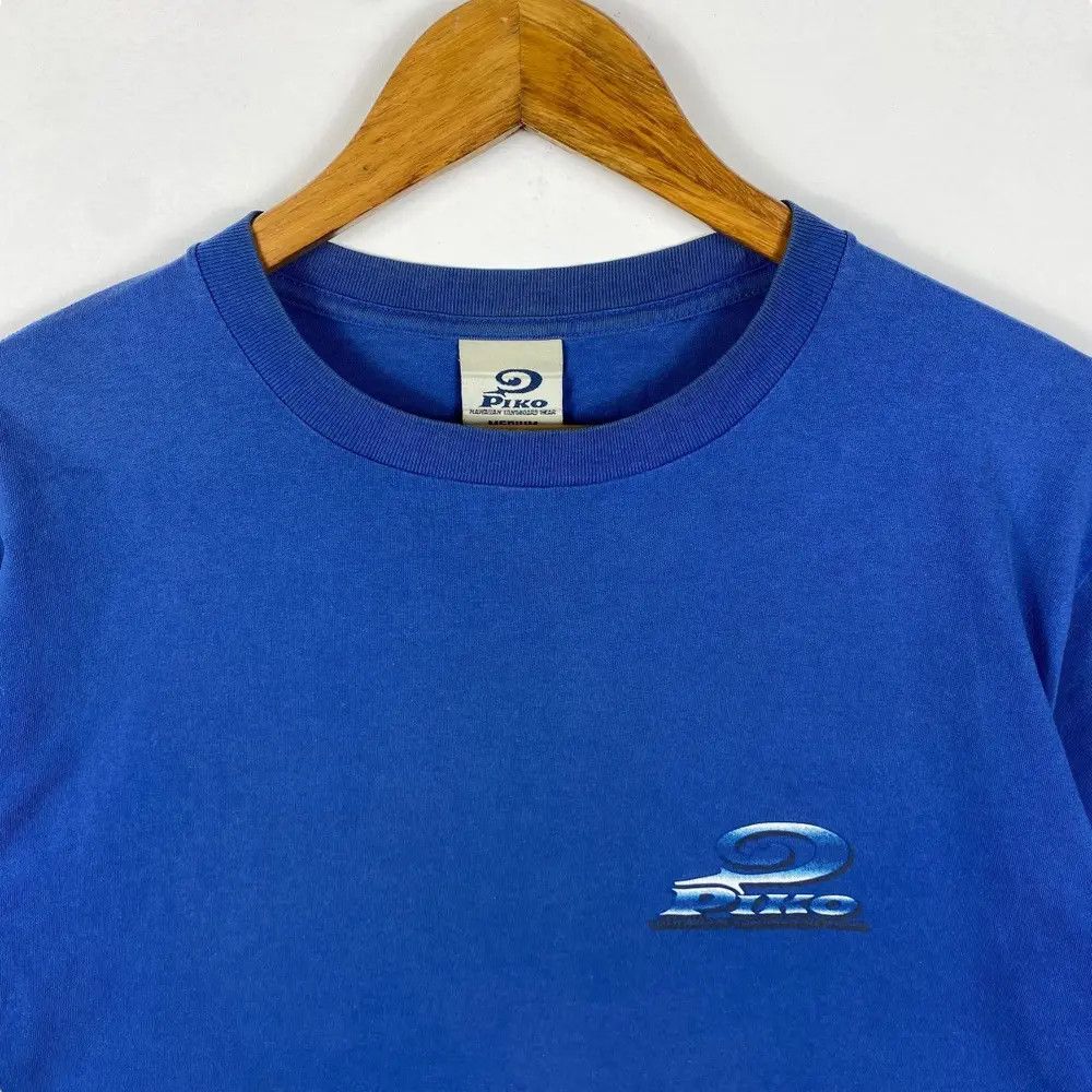 Vintage Vintage 90's PIKO Hawaiian Longboard Wear Faded Surf Tee Size US M / EU 48-50 / 2 - 4 Thumbnail