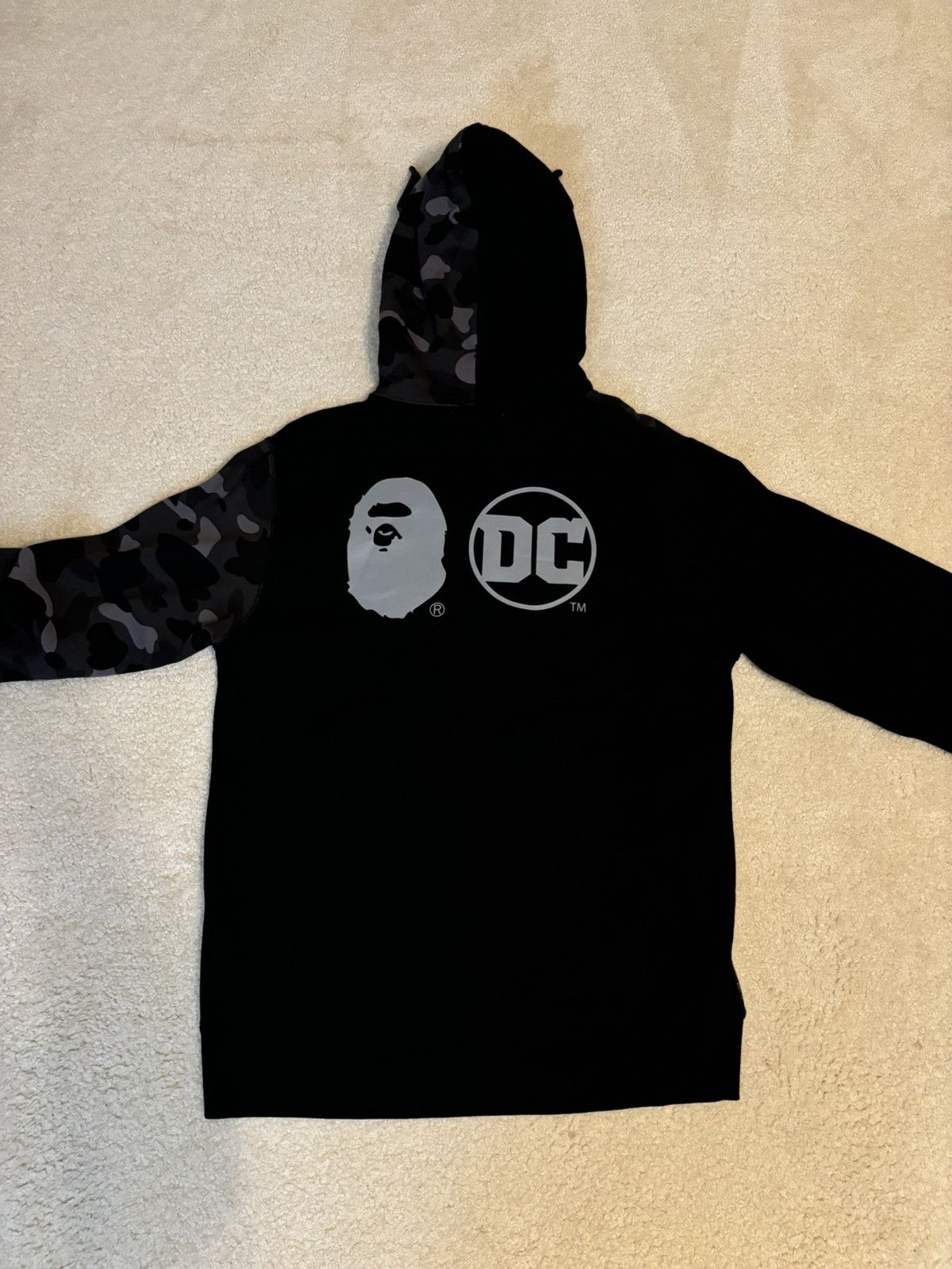 Bape × DC Comics Bape DC Batman Full Zip Hoodie Black Size US XL / EU 56 / 4 - 10 Thumbnail