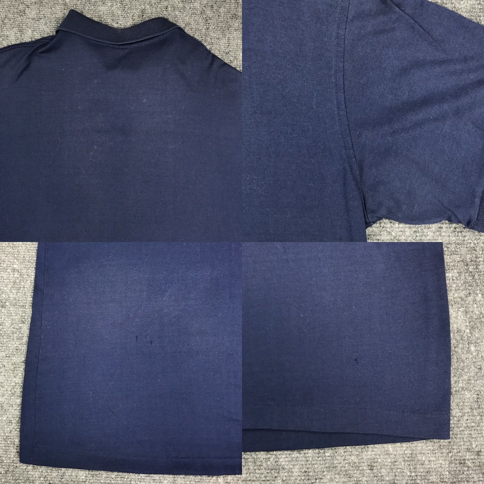 Vintage VINTAGE Cross Creek Polo Shirt Mens Medium Navy Blue 100% Cotton Made In USA CrosS Creek Polo Shirt Size US M / EU 48-50 / 2 - 8 Thumbnail