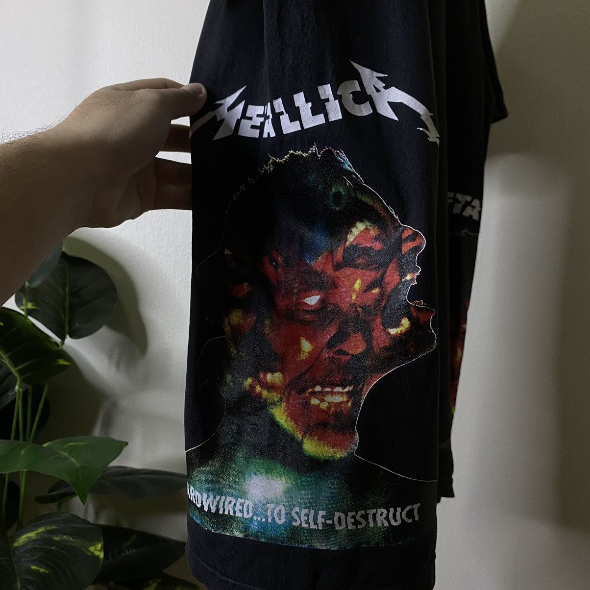 Metallica × Vintage Vintage Y2K Metallica Hardwired to Self-Destruct Boot Tee Size US L / EU 52-54 / 3 - 3 Thumbnail