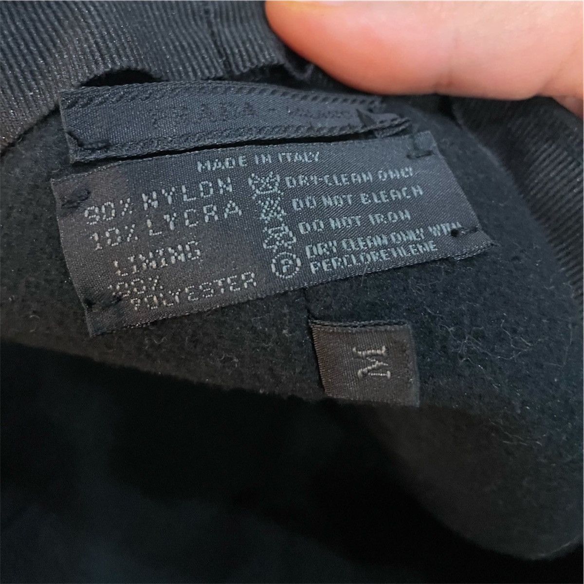 Prada Prada Hat Cap Nylon Super Black Size ONE SIZE - 3 Thumbnail