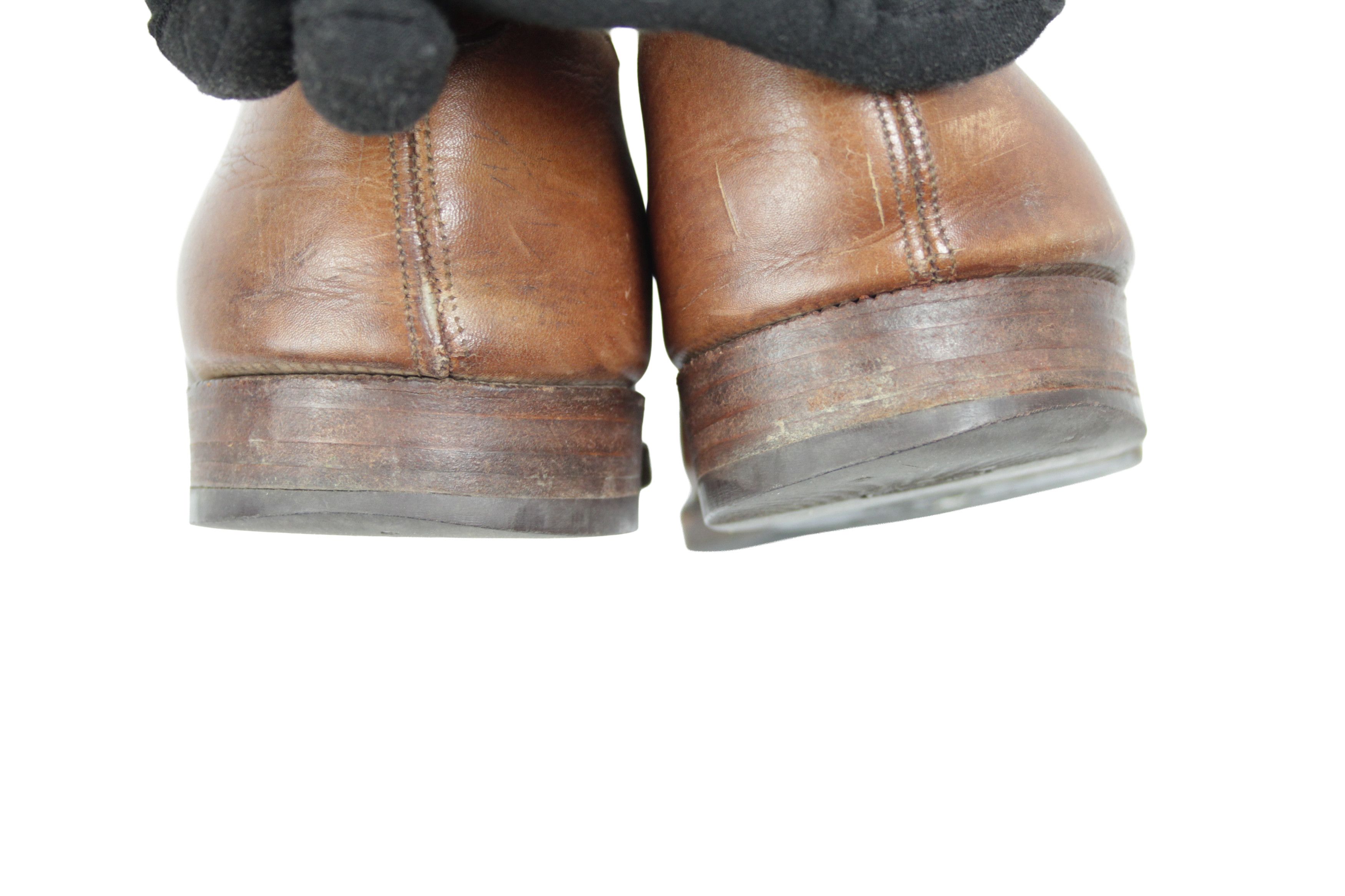 John Lobb 90S Bespoke 5-Eyelet Cap Toe Blucher Derby Vintage Size US 10.5 / EU 43-44 - 12 Thumbnail