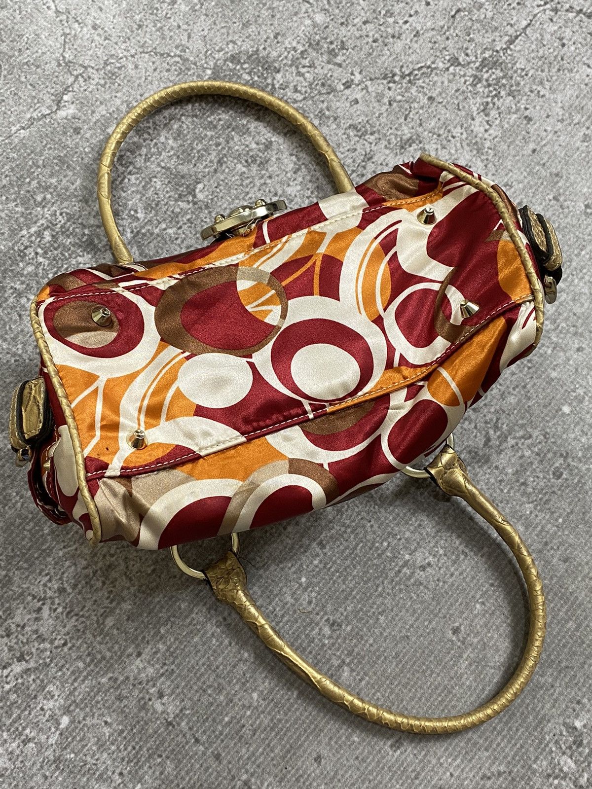 Guess 2000s Guess Studded Snake Skin Leather Shoulder Bag Size ONE SIZE - 5 Thumbnail