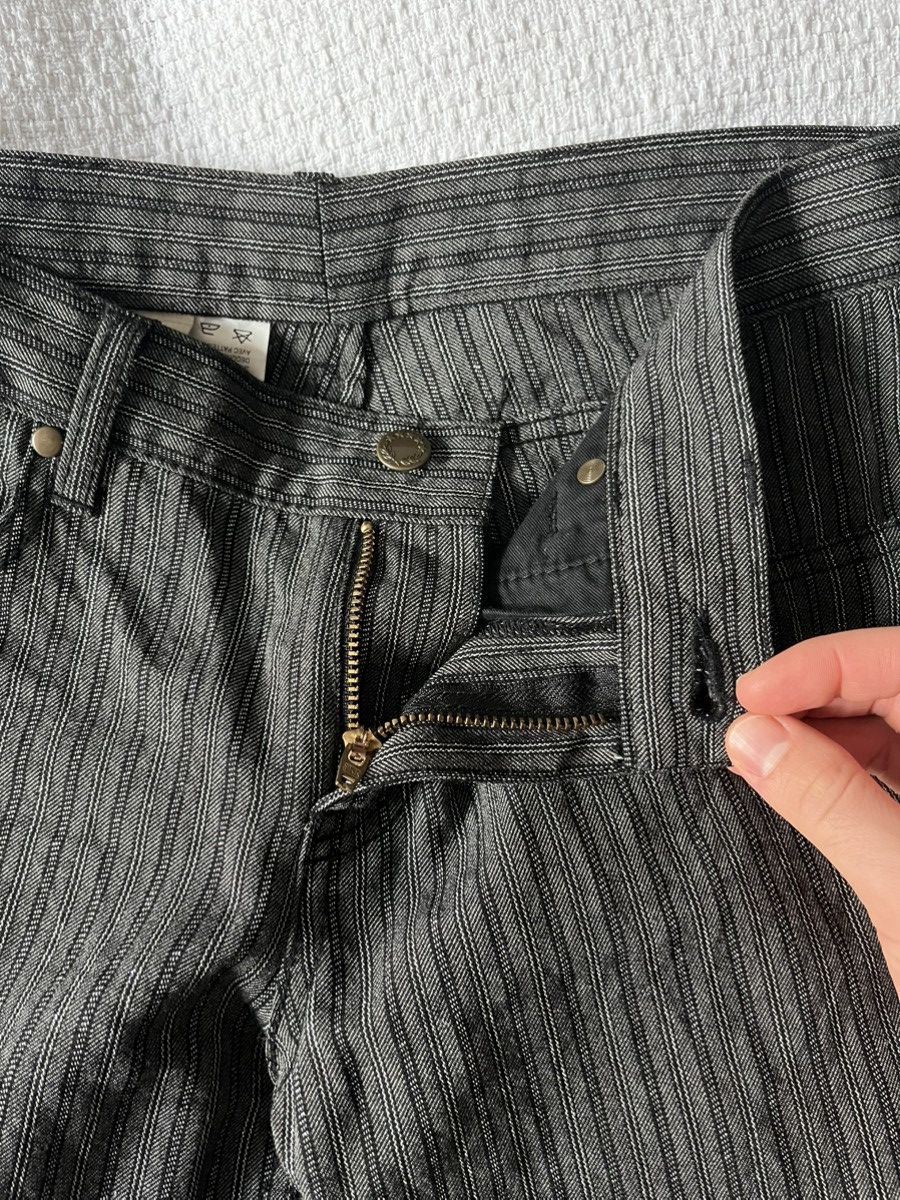 Comme des Garcons tao Comme des Garçons A/W 2008 metallic pinstripe trousers Size 28" / US 6 / IT 42 - 8 Thumbnail
