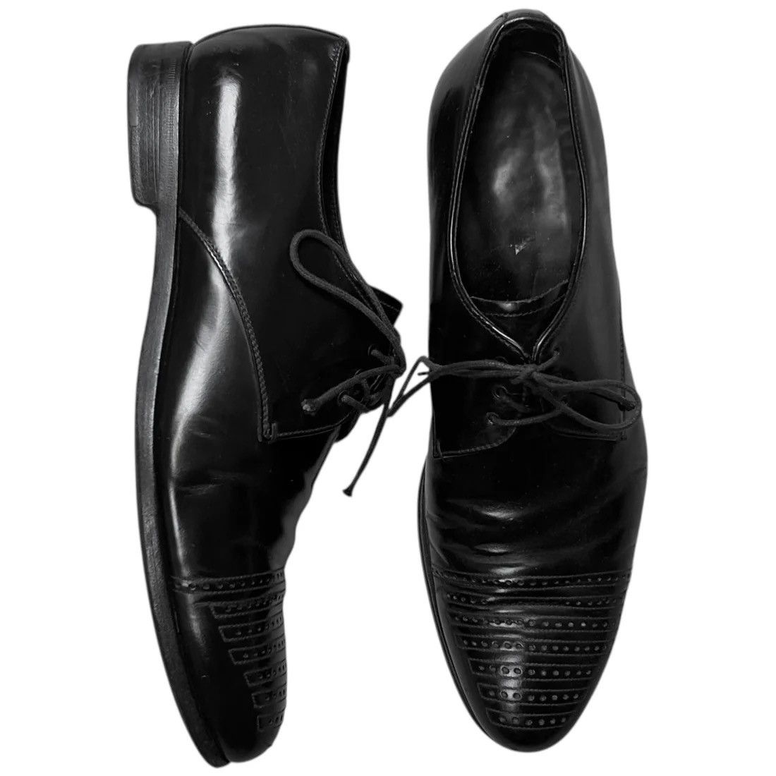 Prada Prada Perforated Toe Derbies - AW07 Size US 8.5 / EU 41-42 - 1 Thumbnail