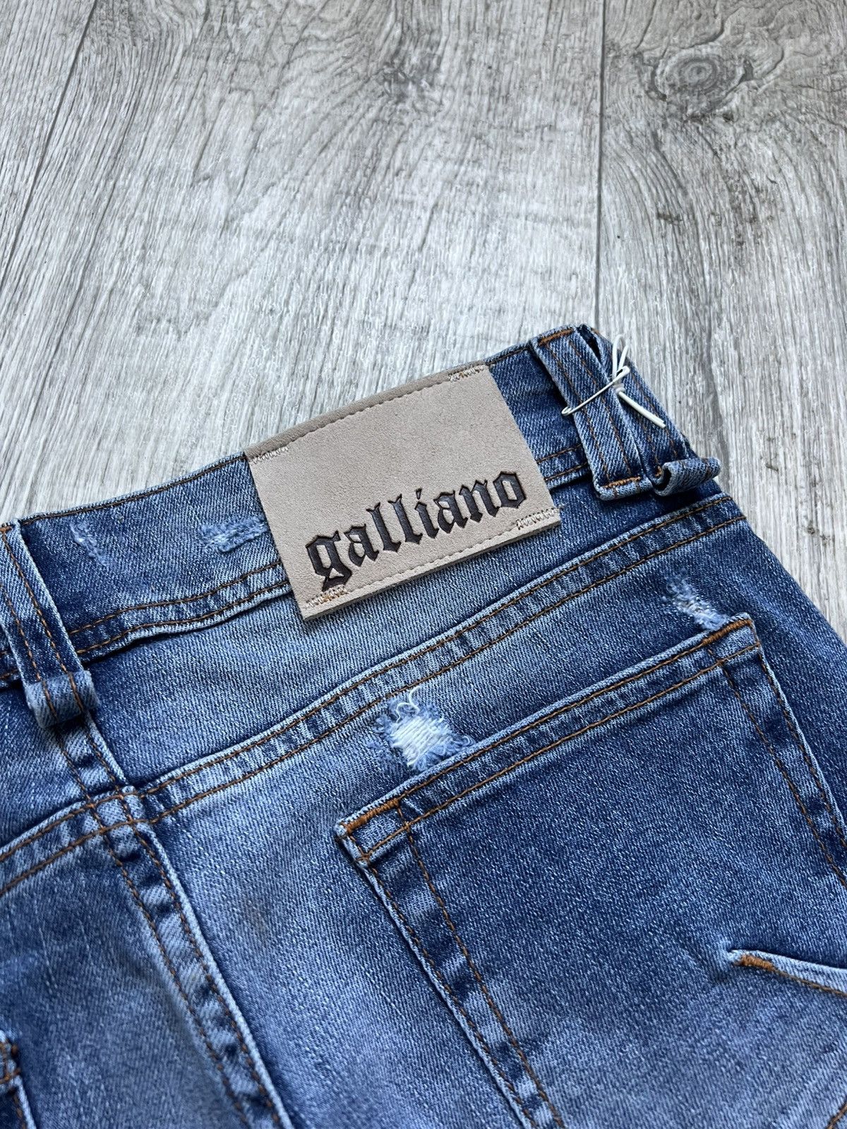John Galliano New! RARE Crazy Archive John Galliano Y2k Newspaper Glamour Size 26" / US 2 / IT 38 - 16 Thumbnail