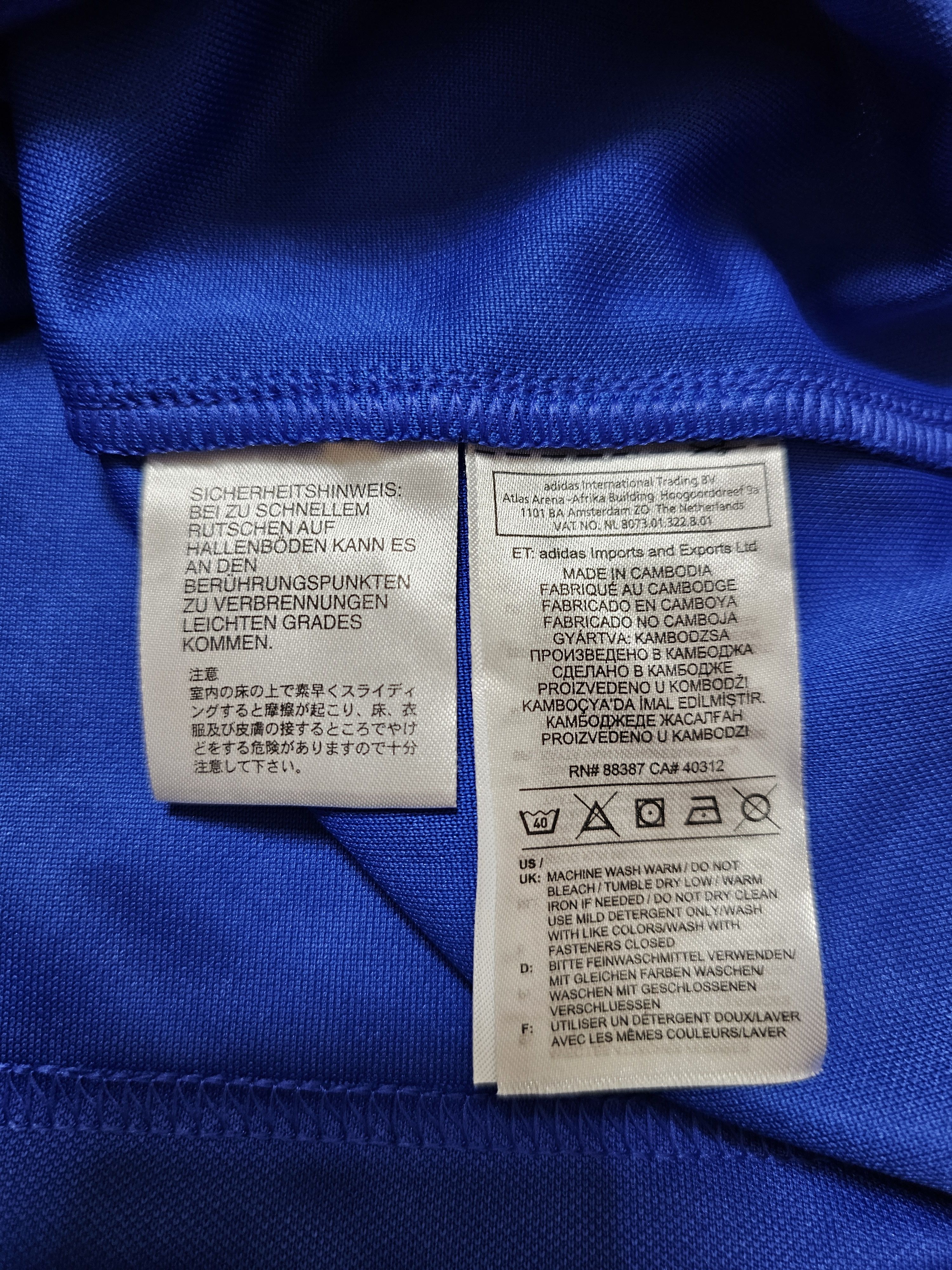 Adidas LUZERN 2018 FOOTBALL JACKET SOCCER JACKET 1/3 ZIP LONG Size US S / EU 44-46 / 1 - 7 Thumbnail