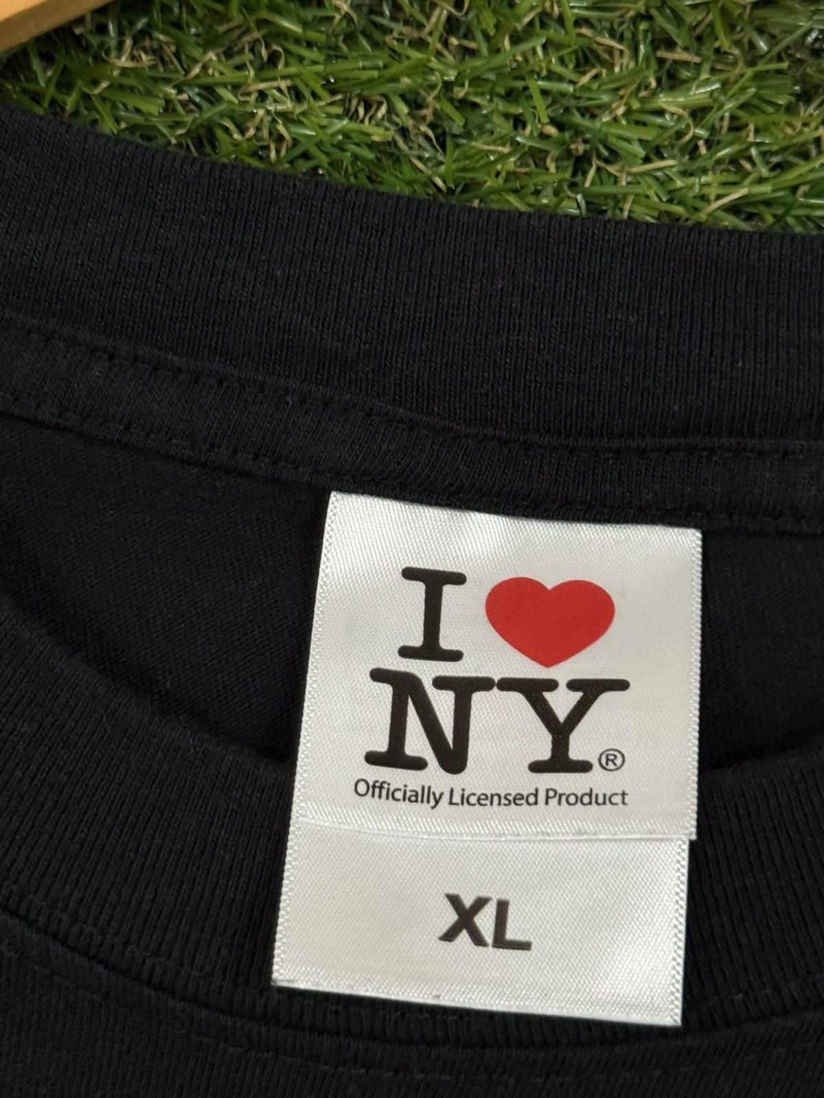 Vintage Vintage I Love NY Heart New York Black Retro Classic Tee Size US XL / EU 56 / 4 - 3 Thumbnail