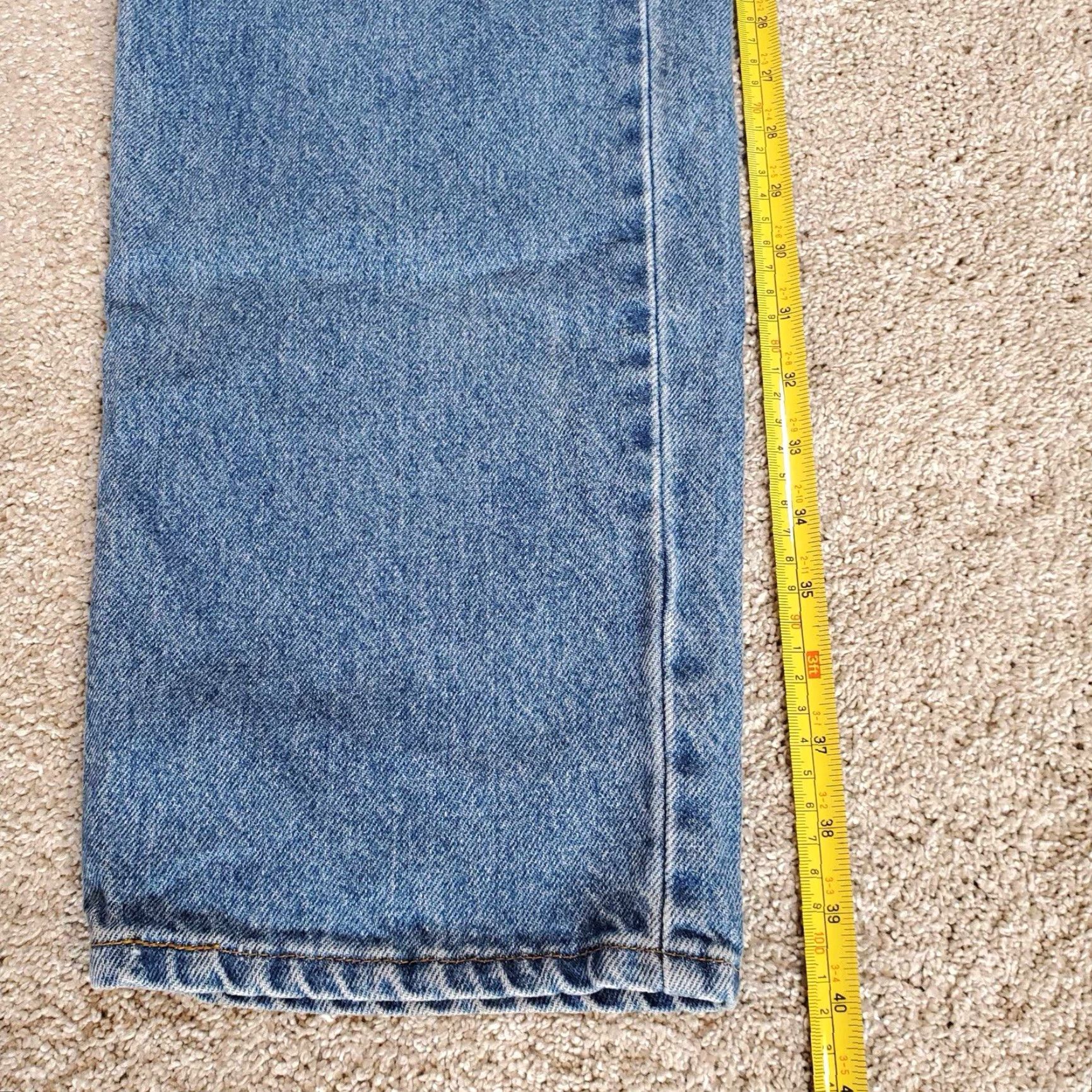 Levi's VINTAGE Levi's 505 Jeans Mens 38x30 Blue Denim Made In USA Jeans 90s Classic Outdoor Mens Size US 38 / EU 54 - 7 Thumbnail