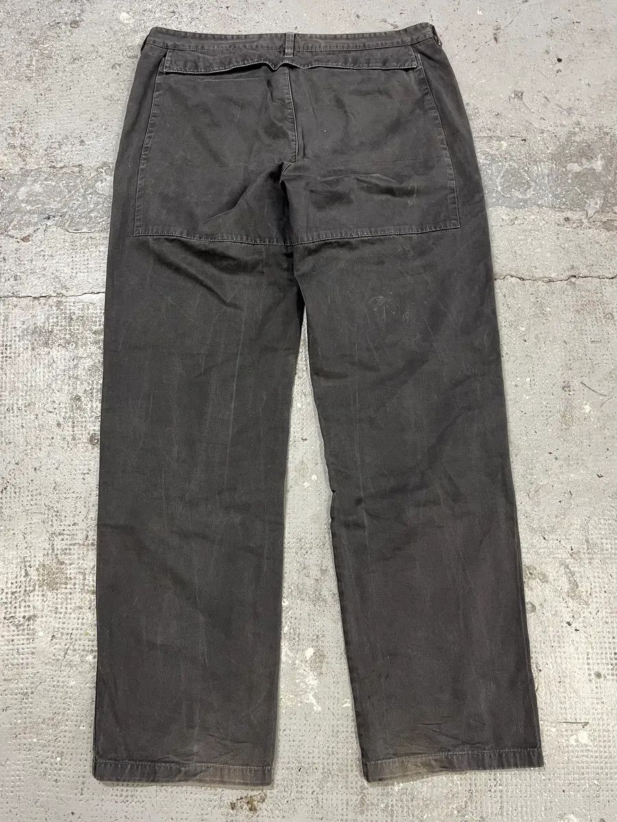 Prada × Vintage 2000s Prada Grey Linea Rossa Workwear Pants Size US 34 / EU 50 - 11 Thumbnail