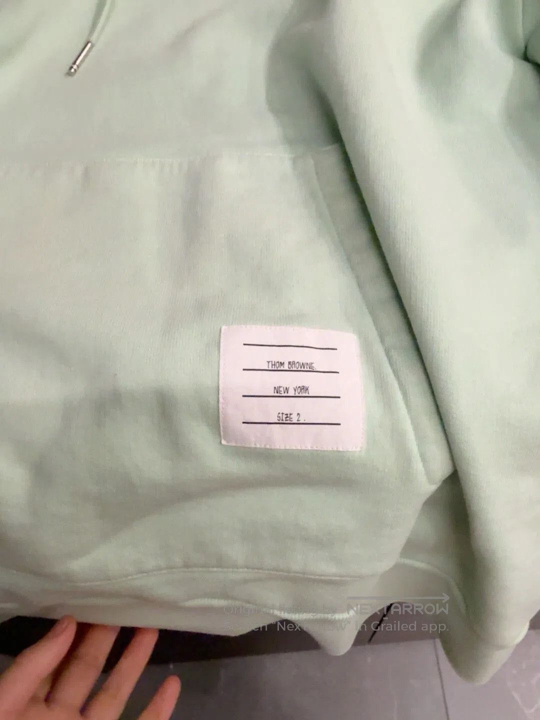 Thom Browne thom browne mint green hooded sweatshirt. Size US M / EU 48-50 / 2 - 5 Thumbnail