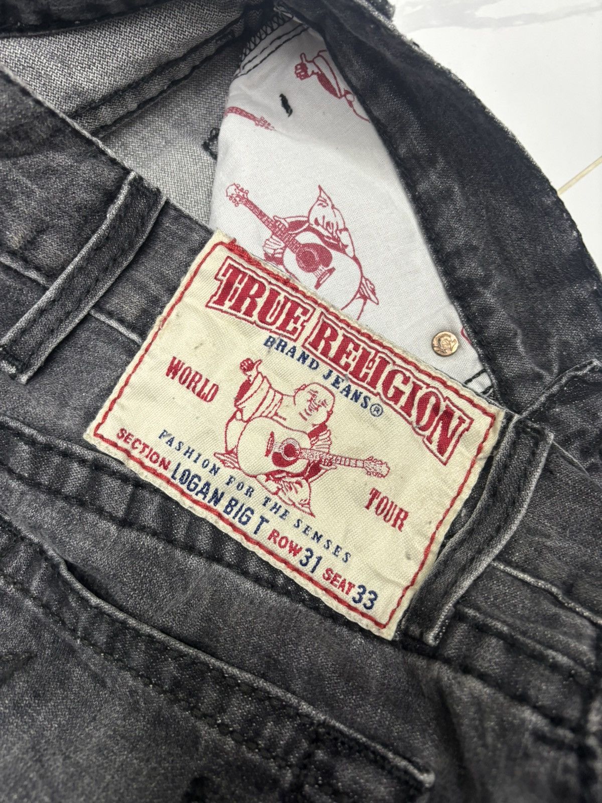 True Religion 🔥TRUE RELIGION DENIM JEANS BLACK Size US 31 - 9 Thumbnail