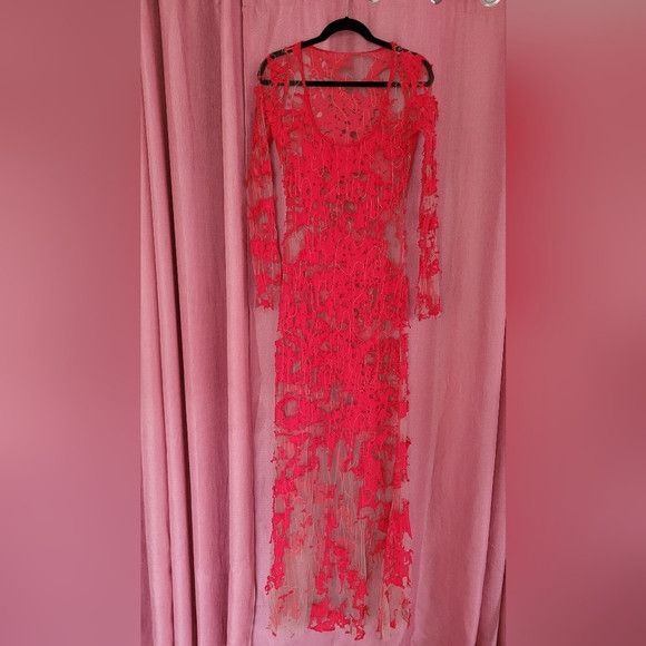 Diesel Diesel Summer '24 Runway D-Lea Dévoré Gown - NEW Size S / US 4 / IT 40 - 5 Thumbnail