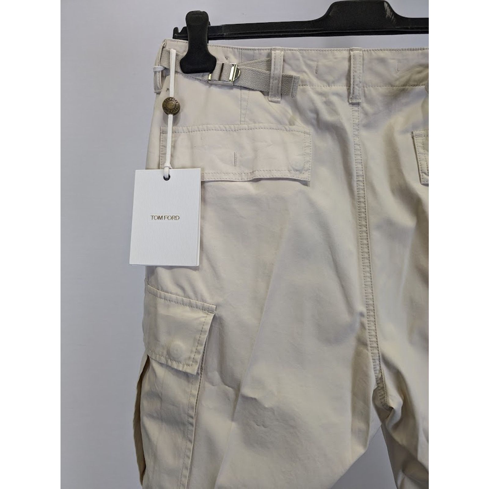 Tom Ford o1rshd1 Cargo Trouser in Light Beige Size US 34 / EU 50 - 18 Thumbnail