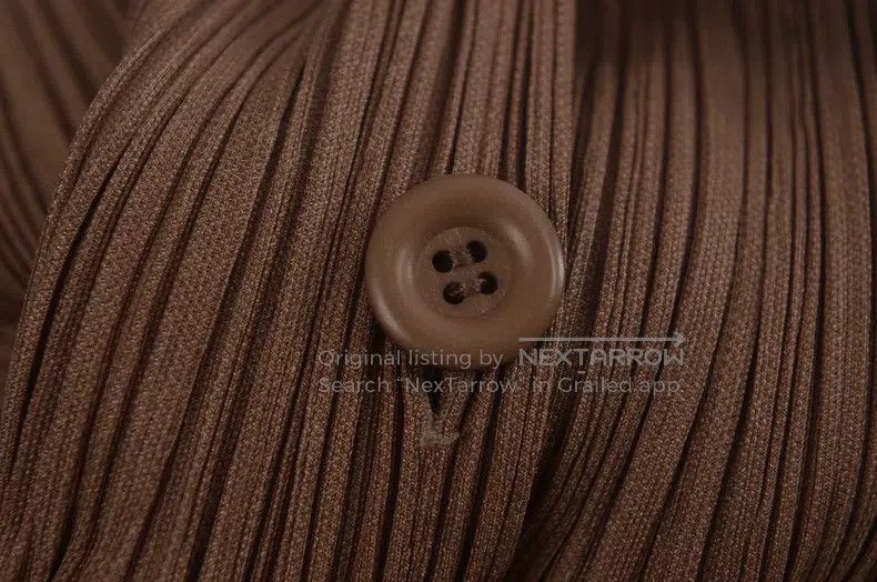 Issey Miyake Issey Miyake Brown Dress Size XL / US 12-14 / IT 48-50 - 3 Thumbnail