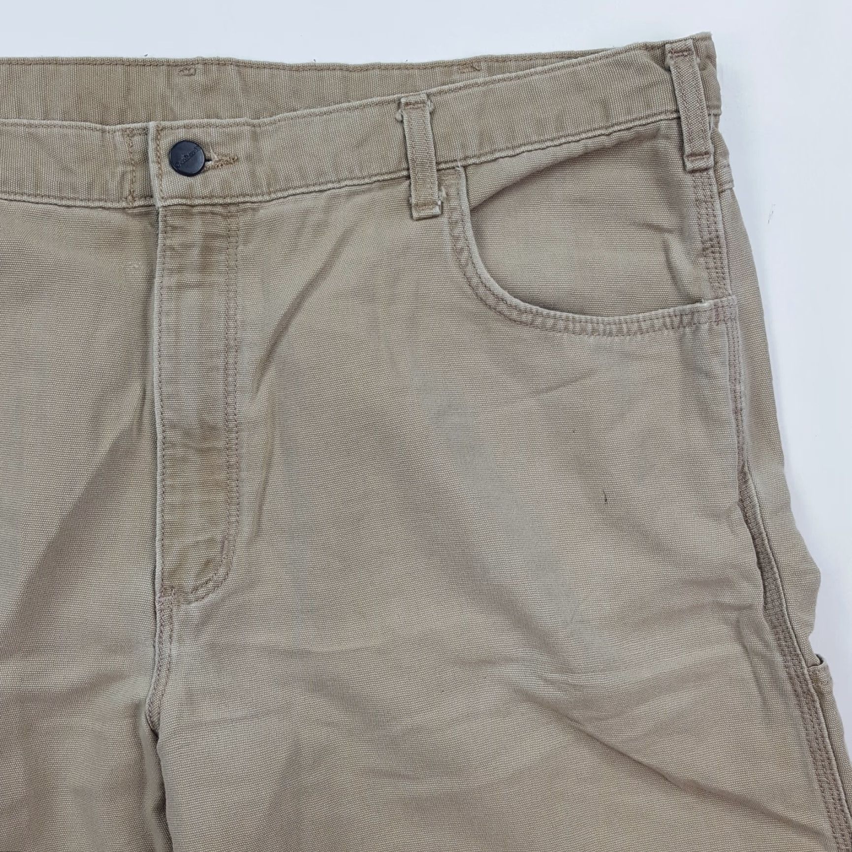 Carhartt VINTAGE Carhartt Flame Resistant Men's Pants 42x30 Khaki Beige Workwear Carpenter Pants Mens Size US 42 / EU 58 - 4 Thumbnail