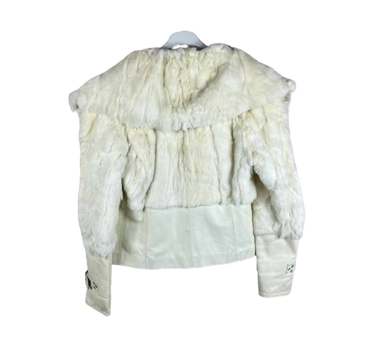 Vintage Vintage Conbipel y2k fur leather belt cropped jacket retro Size S / US 4 / IT 40 - 3 Thumbnail