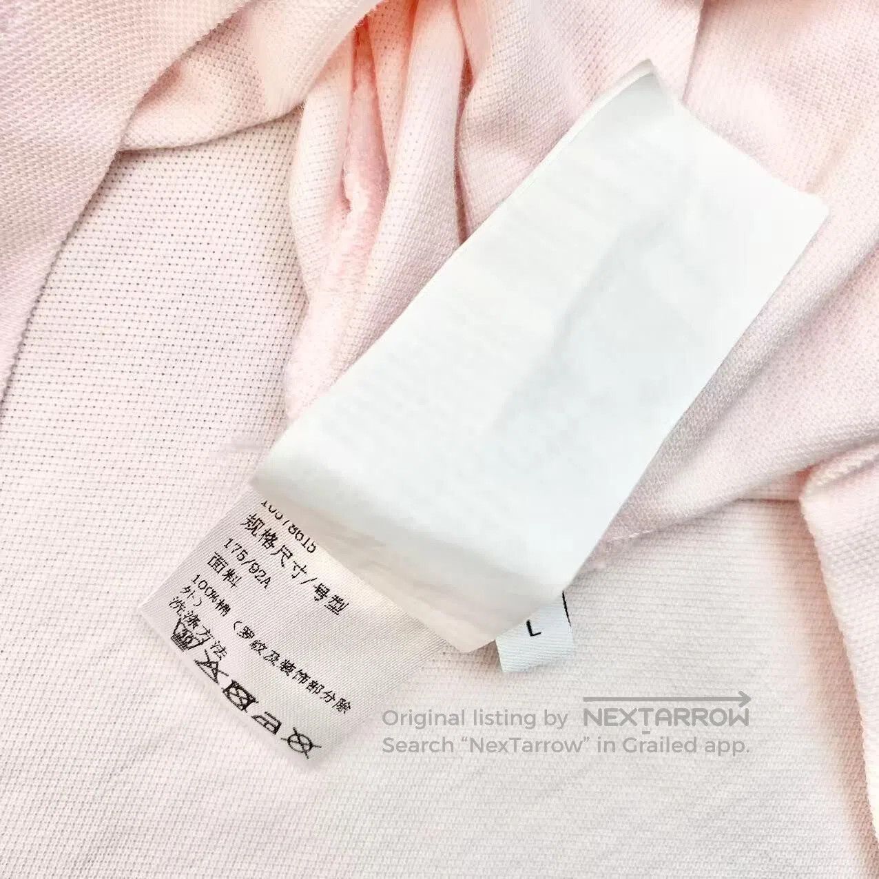 Loewe Loewe Watermelon letter embroidery logo pink polo shirt sh Size L / US 10 / IT 46 - 5 Thumbnail