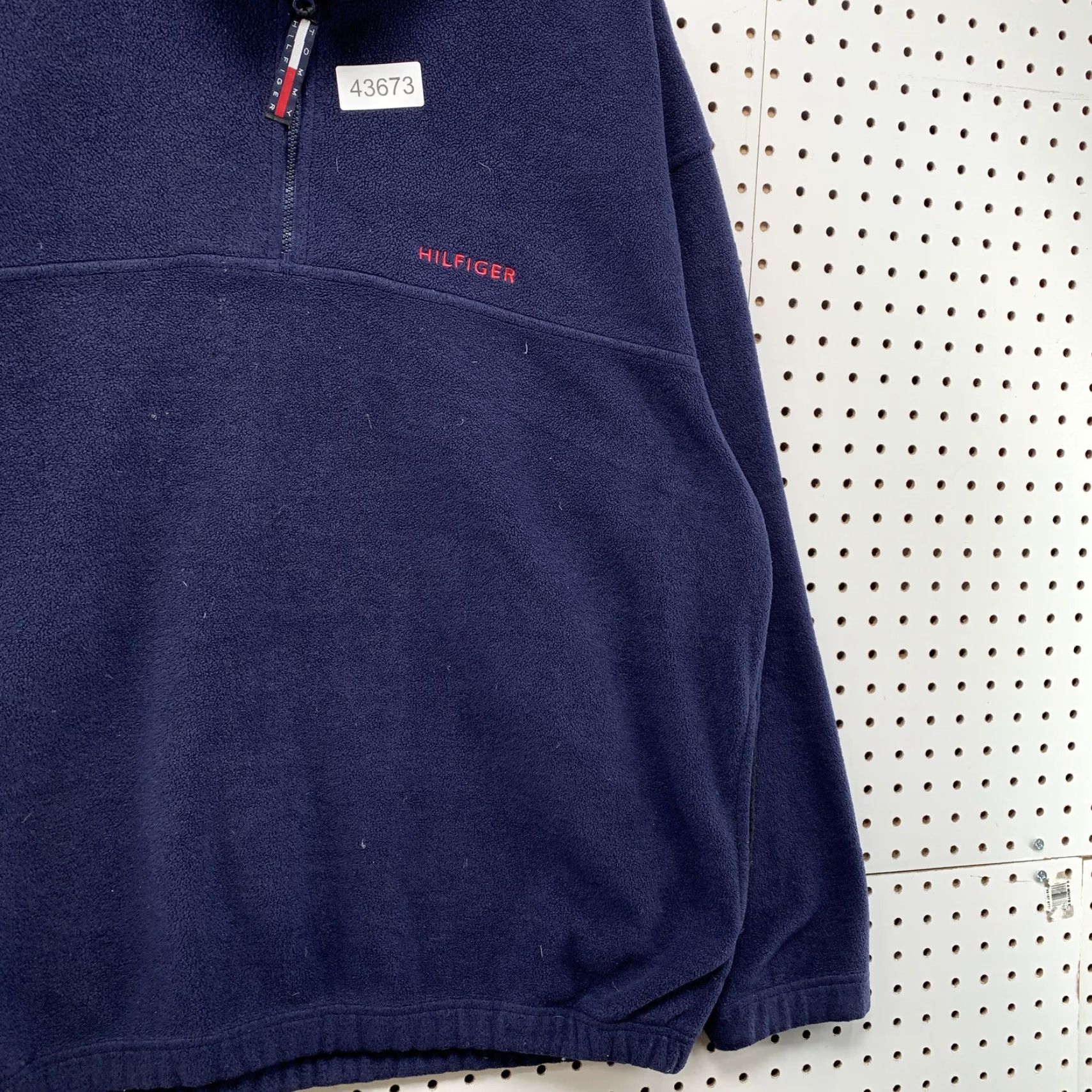 Tommy Hilfiger Vintage Tommy Hilfiger Sweatshirt 2XL Navy Blue Mock Neck Pullover Fleece Mens Size US XXL / EU 58 / 5 - 5 Thumbnail