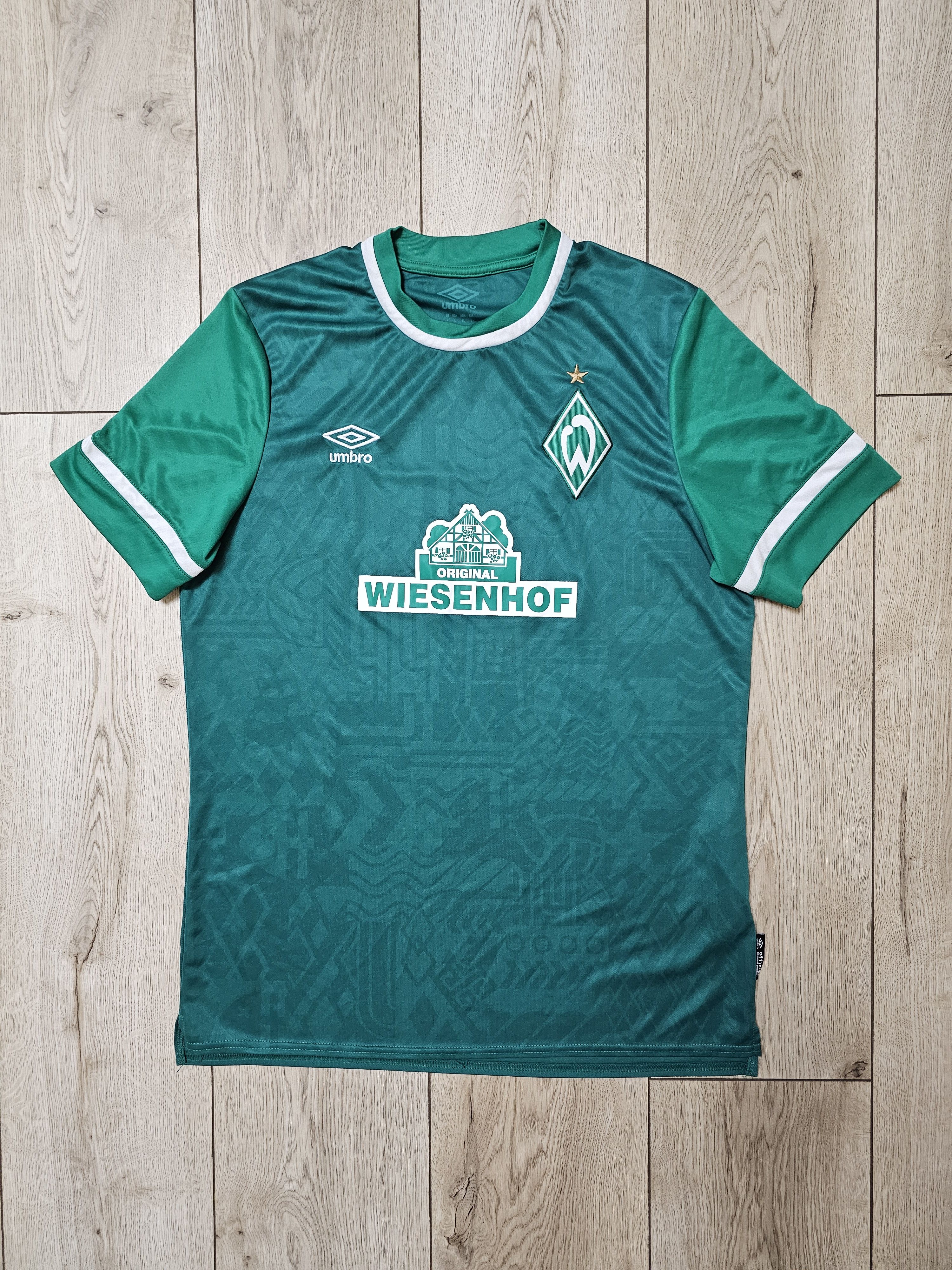Umbro WERDER BREMEN 2019 2020 HOME FOOTBALL SHIRT SOCCER JERSEY Size US L / EU 52-54 / 3 - 1 Thumbnail