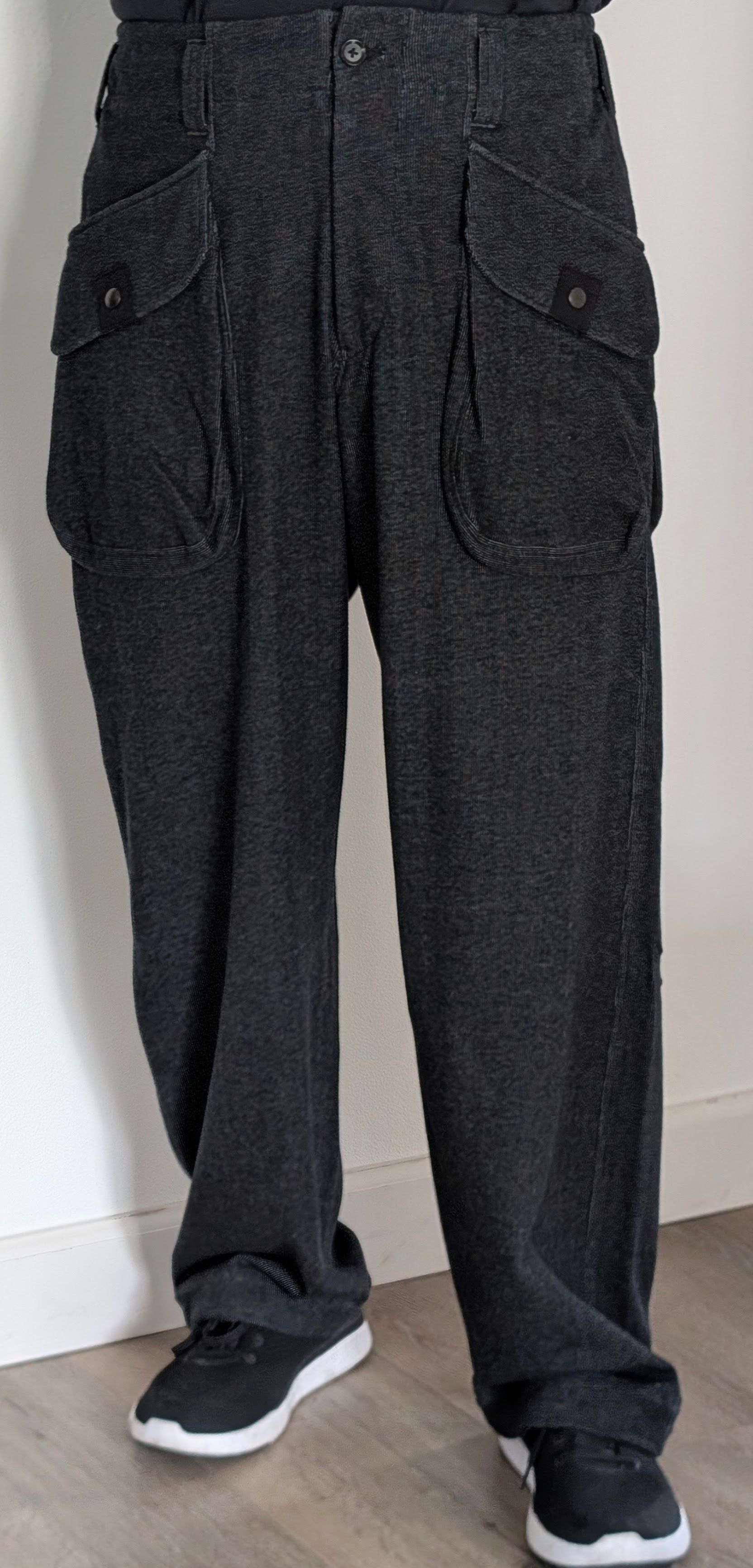 Yohji Yamamoto Yohji Yamamoto Grey Cotton Dbl Cargo Pkt Pant size 3 Size US 34 / EU 50 - 1 Thumbnail