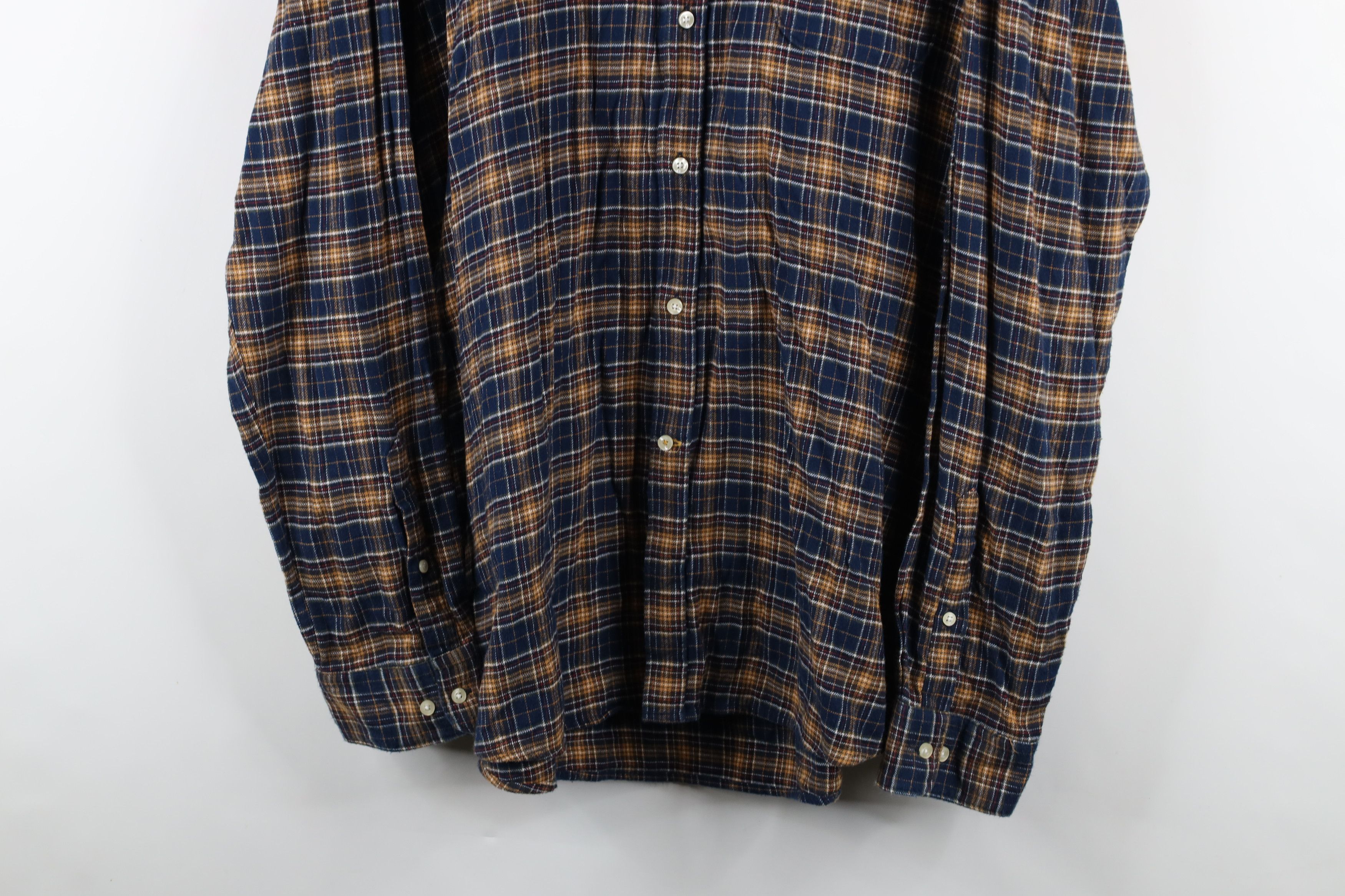 Barbour × Vintage Vintage Barbour Fit Collared Flannel Button Down Shirt Size US XXL / EU 58 / 5 - 3 Thumbnail