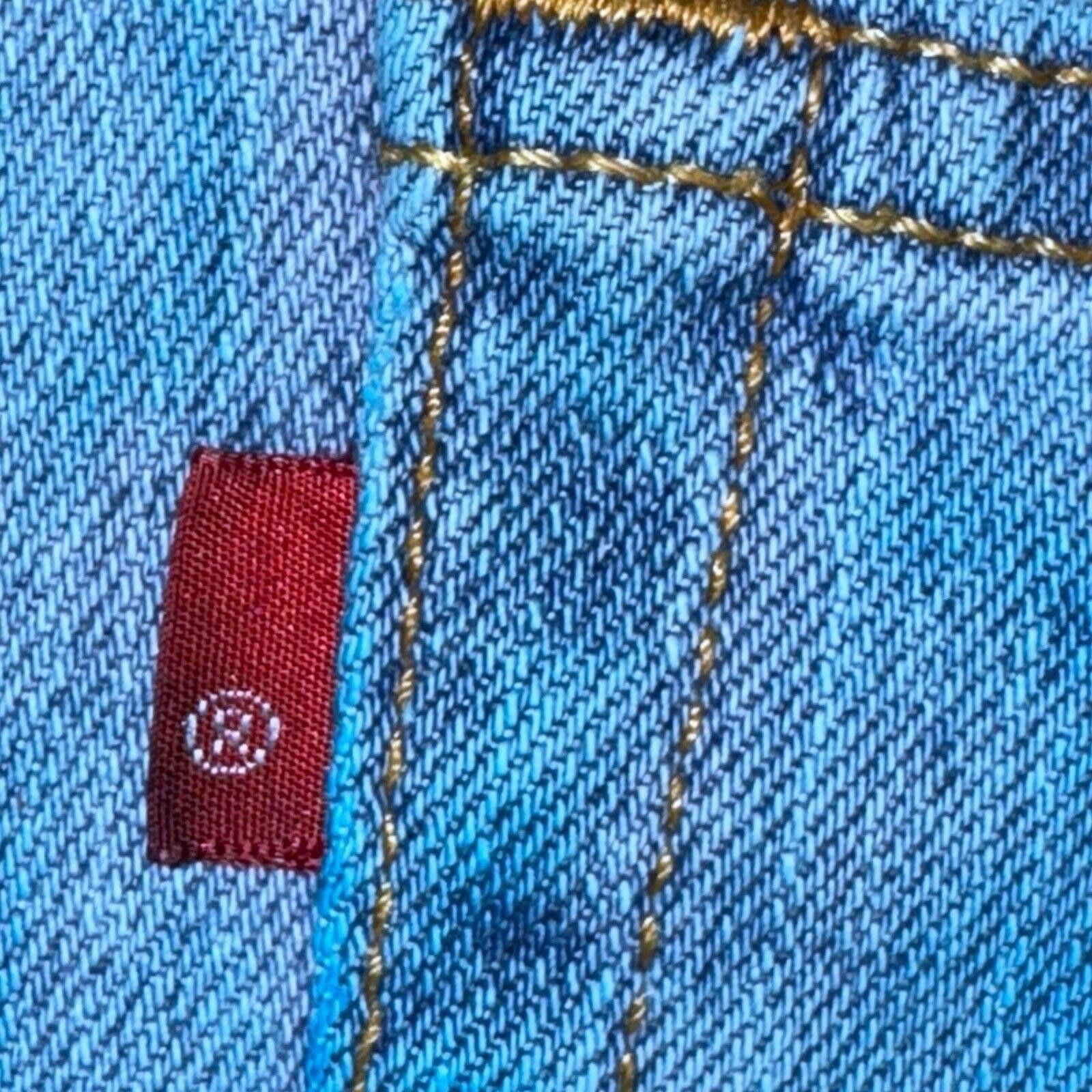 Levi's Levi’s 519 Low Stretch Dip Dyed Cut Off Shorts Sz 7 Jr Size 28" / US 6 / IT 42 - 6 Thumbnail