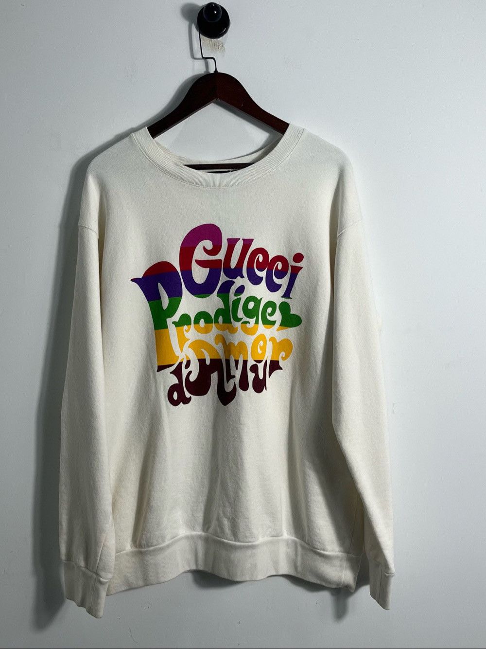 Gucci Gucci Logo Cotton Sweatshirt Size M Size US M / EU 48-50 / 2 - 1 Thumbnail
