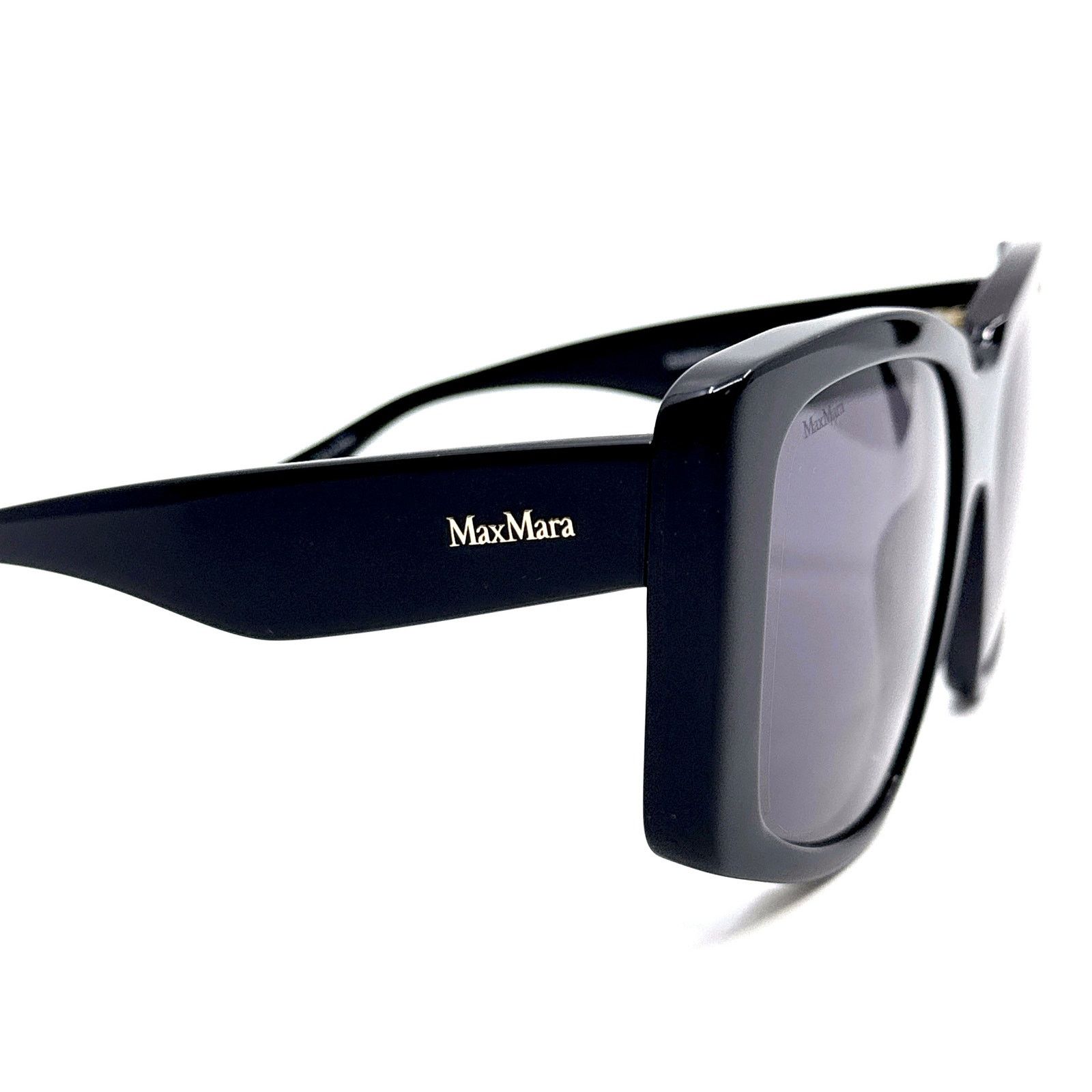 Max Mara New, MAXMARA Sunglasses Glimpse6 MM0098 01A Authentic Size ONE SIZE - 6 Thumbnail
