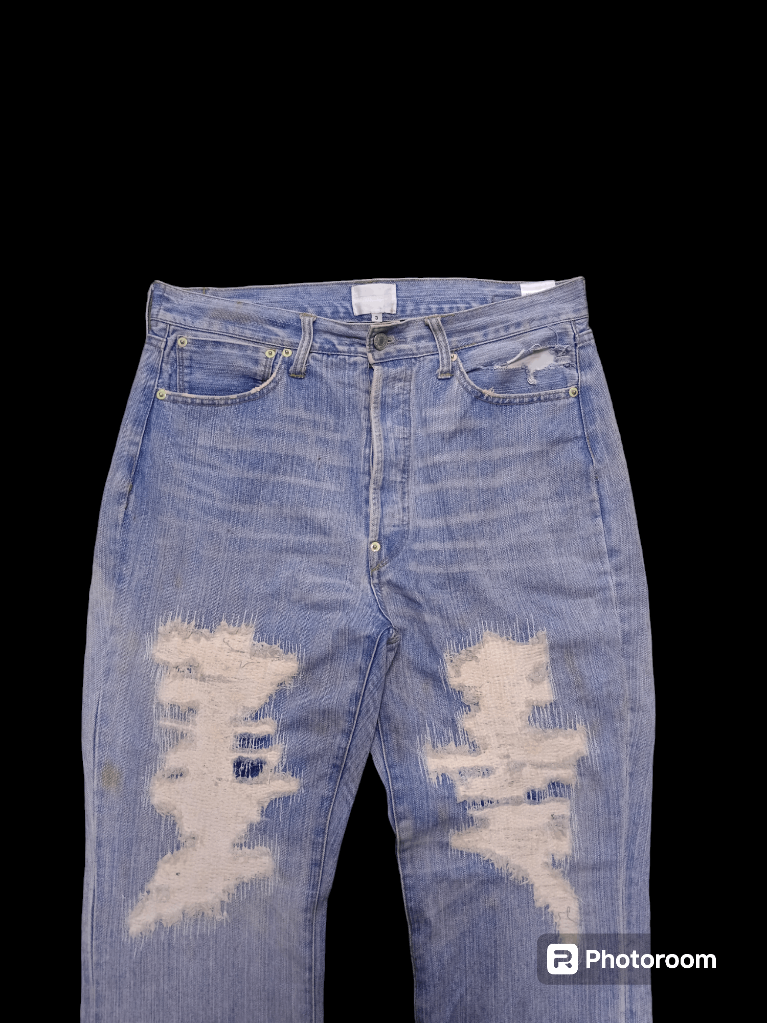 Japanese Brand SICK BORO KAPITAL STYLE EXHIBITIONIST DENM PANTS Size US 33 - 3 Thumbnail
