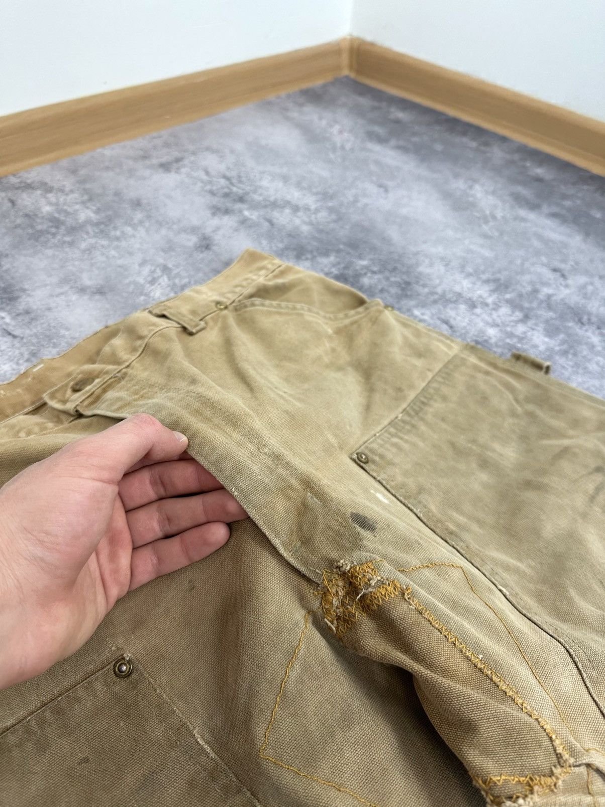 Carhartt Vintage 80s Carhartt 100 Year Anniversary USA Utility Pants Size US 38 / EU 54 - 14 Thumbnail