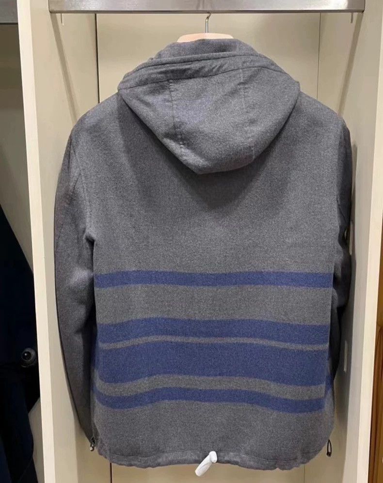 Loro Piana LORO PIANA Waterproof cashmere hooded jacket double sided Size US S / EU 44-46 / 1 - 4 Thumbnail