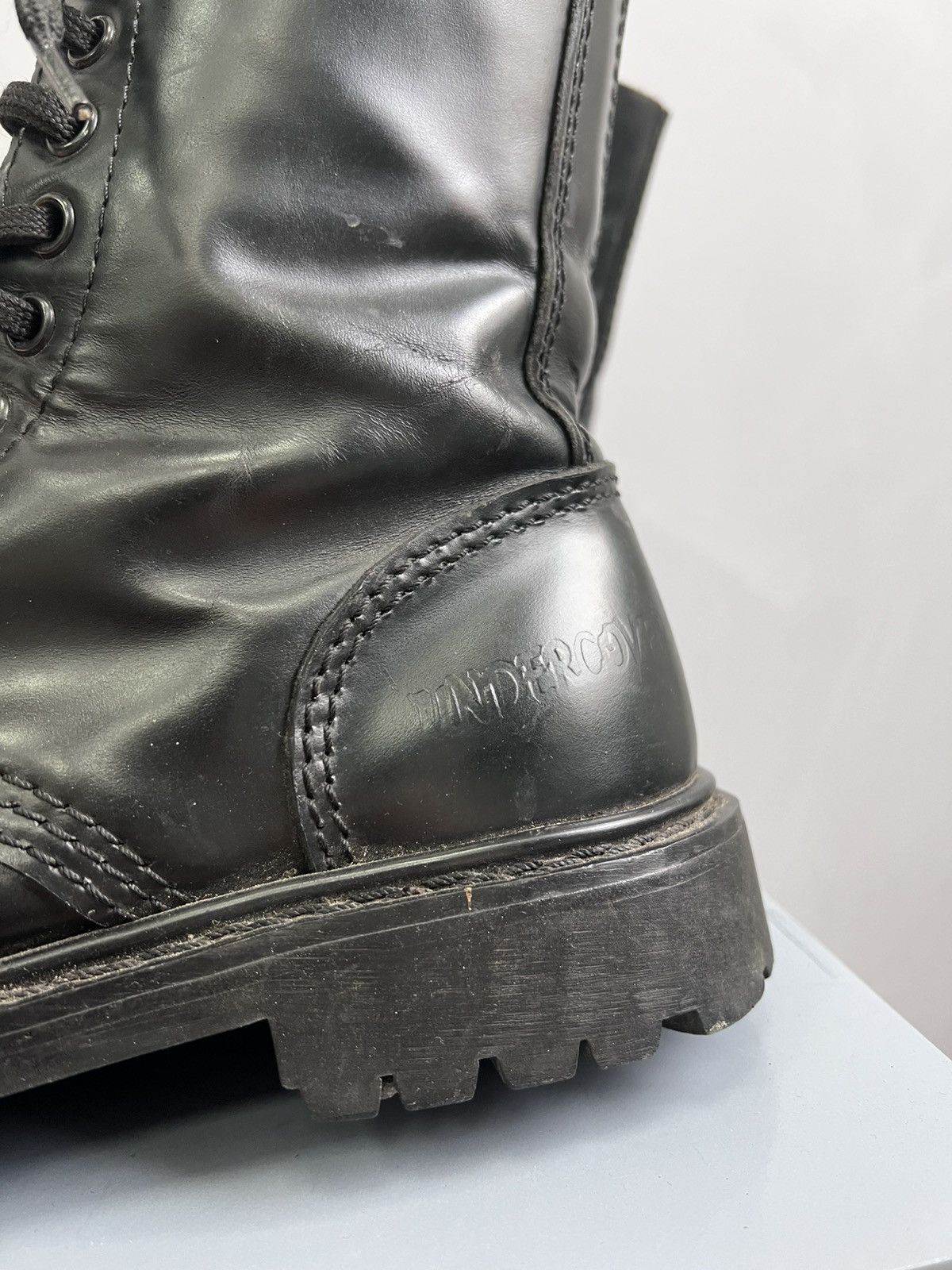 Undercover × Vintage VINTAGE OPIUM LEATHER PLATFORM PUNK UNDERCOVER ENGLAND BOOTS Size US 6 / IT 36 - 8 Thumbnail