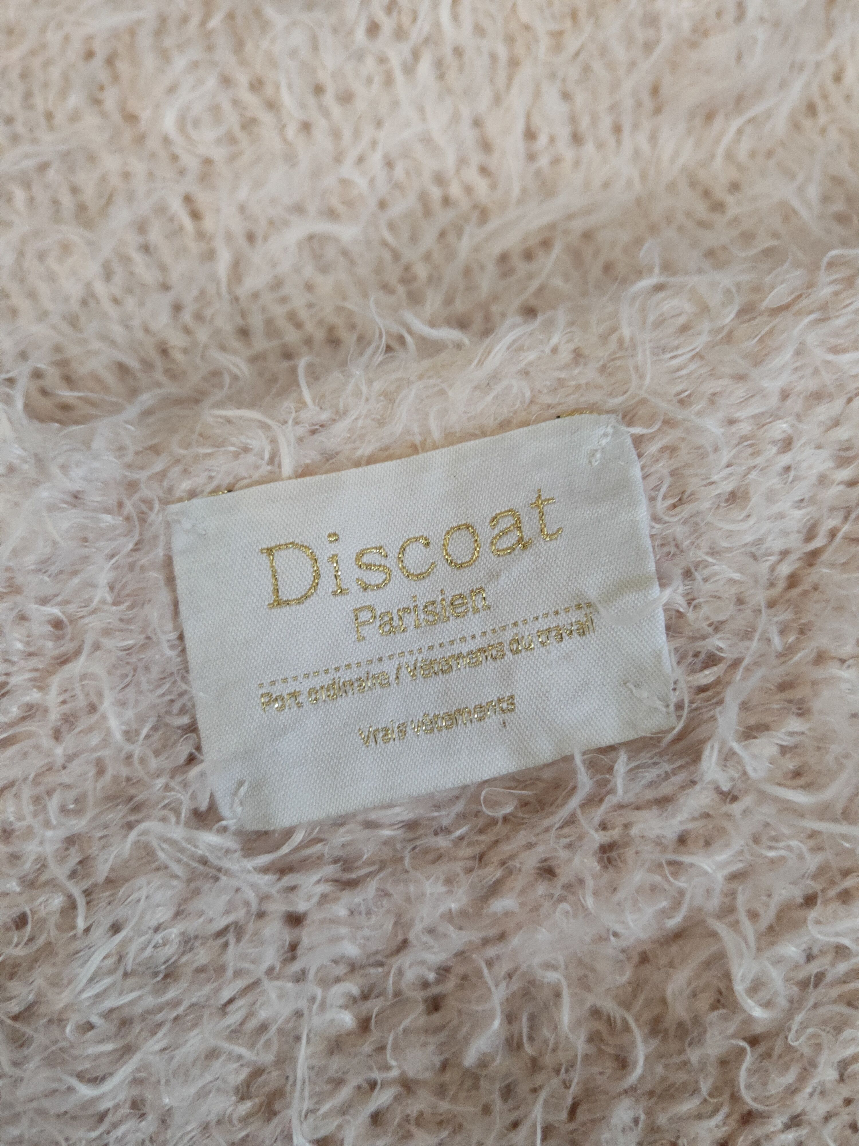Japanese Brand Discoat Pink Shag Shaggy Fur Mohair Knitwear #S2156 Size M / US 6-8 / IT 42-44 - 12 Thumbnail