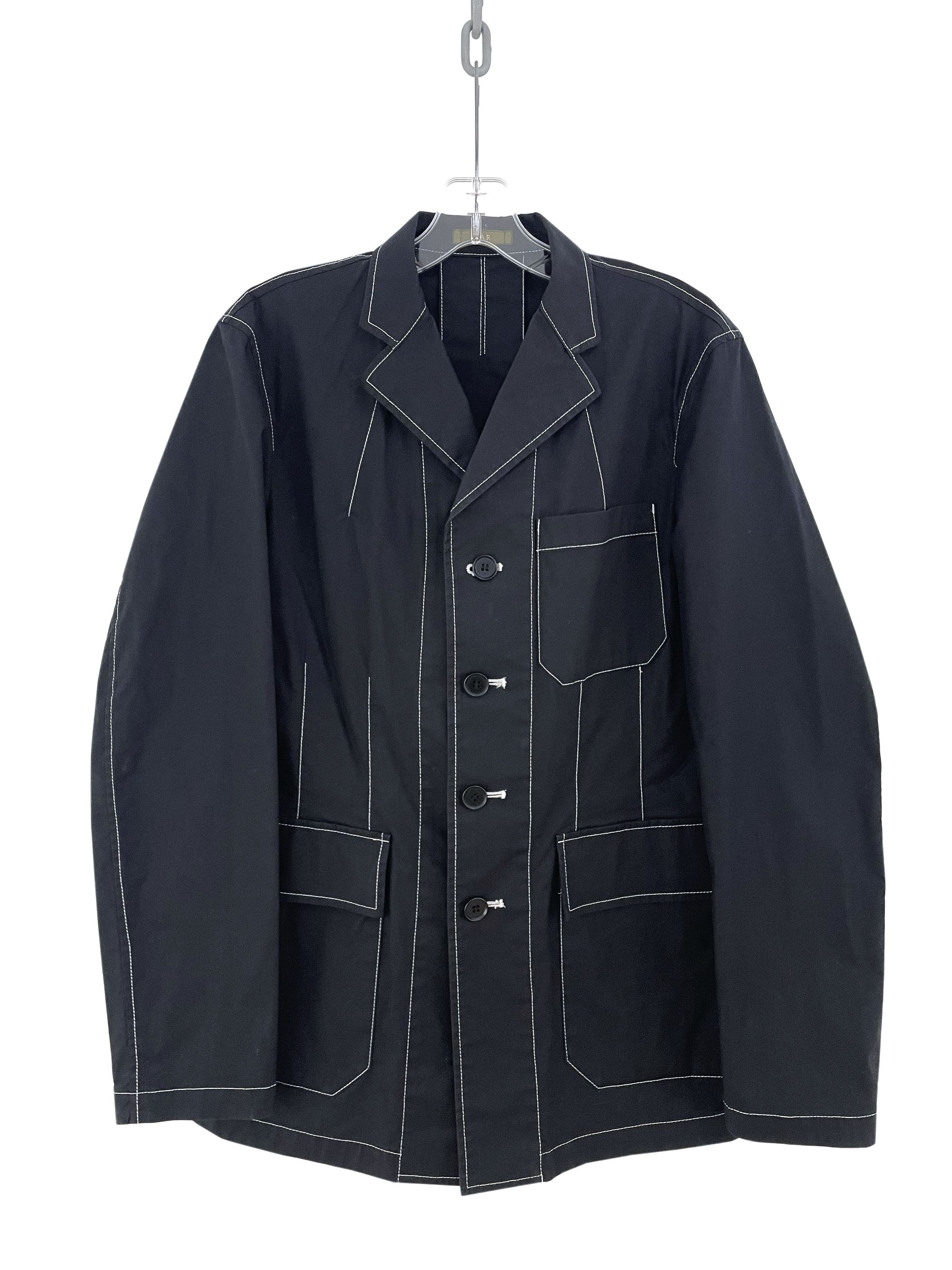 Yohji Yamamoto AAR Contrast Stitch Jacket Size US M / EU 48-50 / 2 - 1 Thumbnail