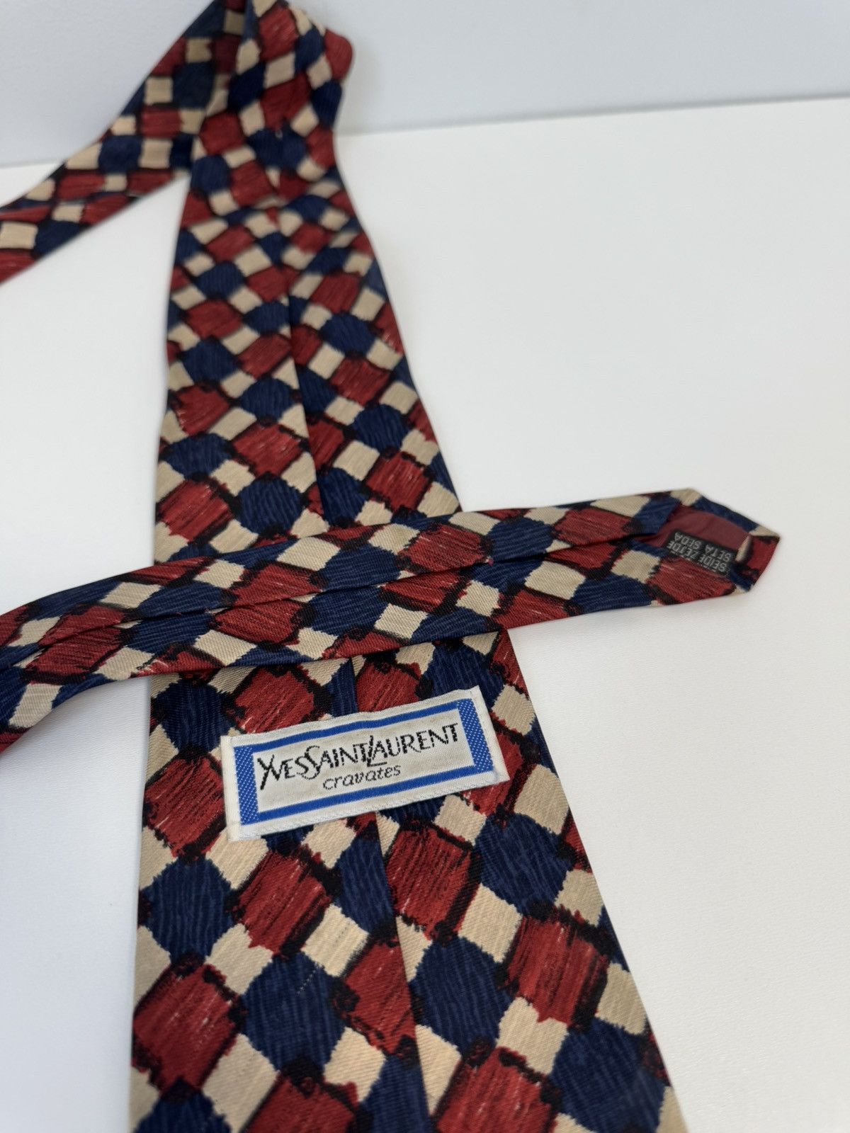 Yves Saint Laurent Yves Saint Laurent Tie Size ONE SIZE - 3 Thumbnail