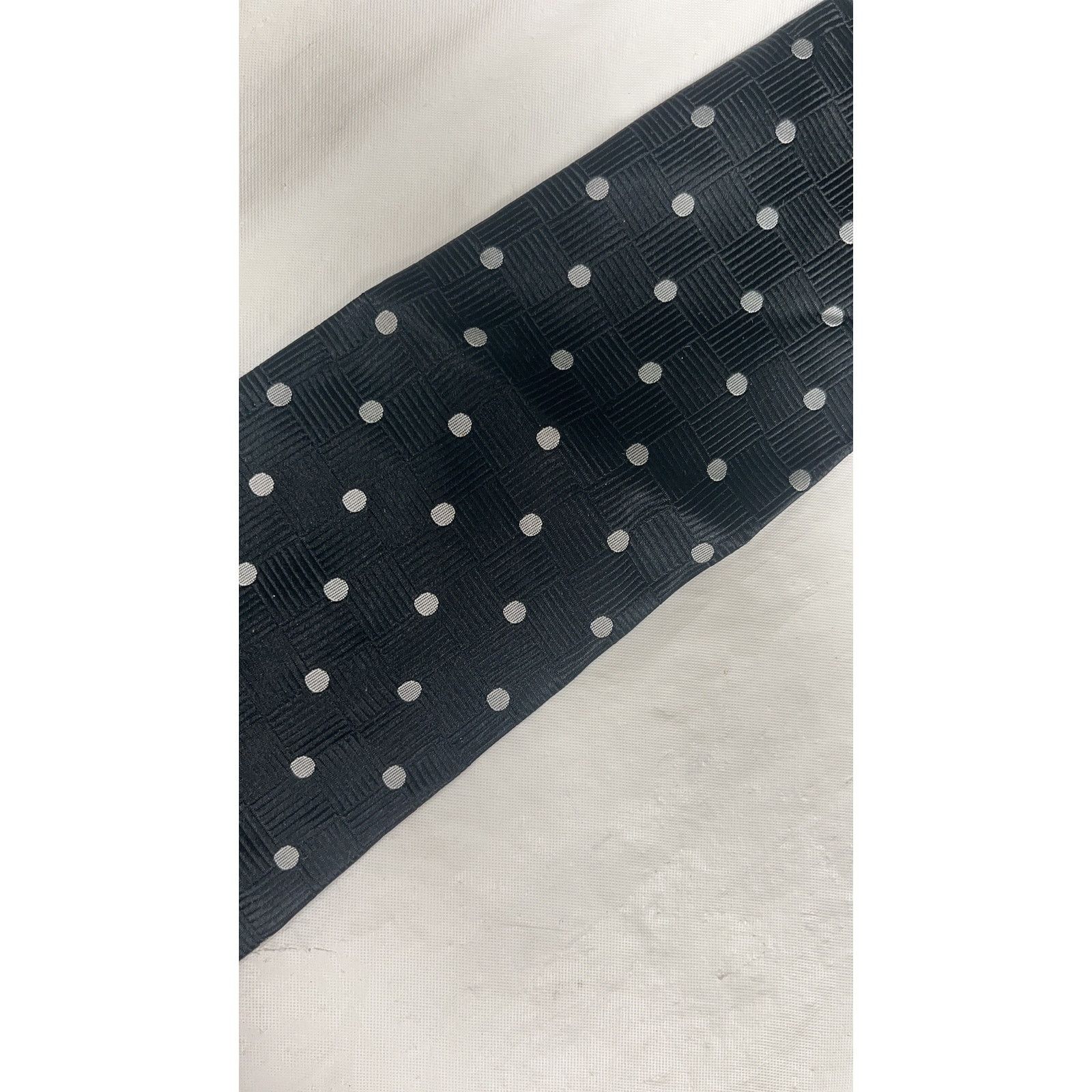 Geoffrey Beene GEOFFREY BEENE - Silk Tie - Black - Made in U.S.A Size ONE SIZE - 10 Thumbnail