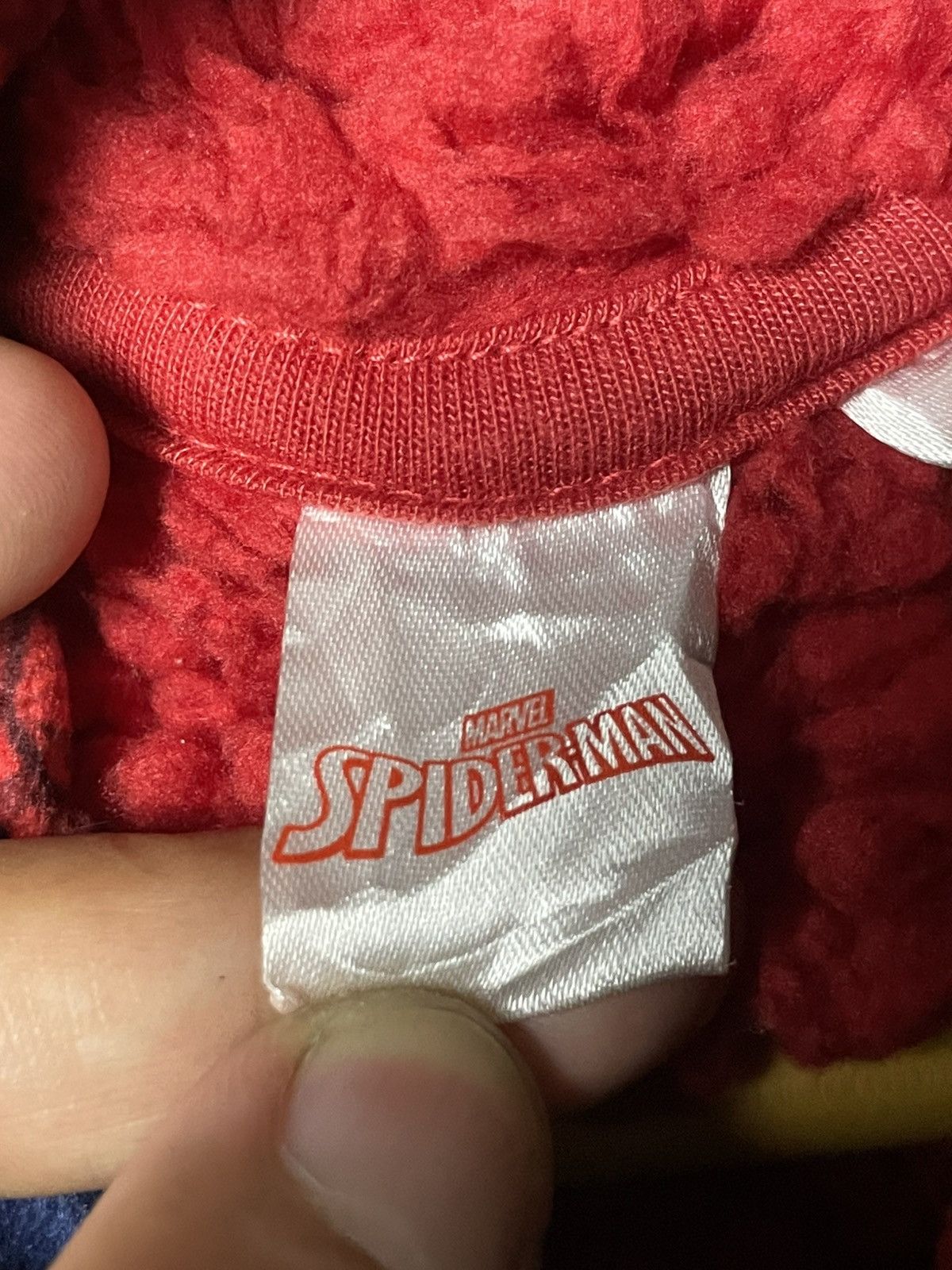 Japanese Brand Spiderman Oversized Hoodie Plush Lined (78) Size US XL / EU 56 / 4 - 8 Thumbnail