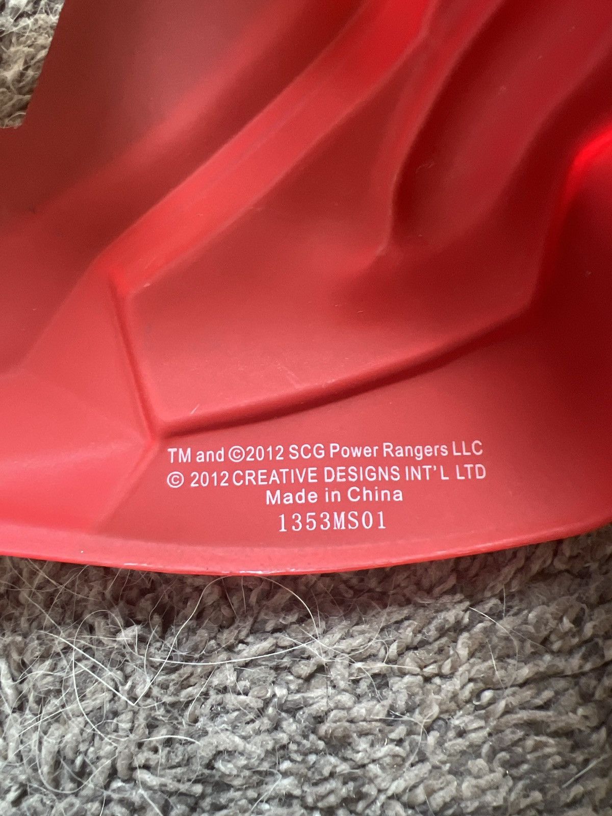 Hypebeast 2012 Mighty Morphin Power Rangers Mega Force Red Ranger Mask Size ONE SIZE - 3 Thumbnail