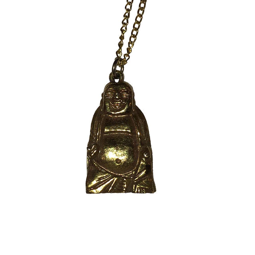 Designer Sitting Buddha Gold Tone Charm Necklace Size ONE SIZE - 1 Thumbnail