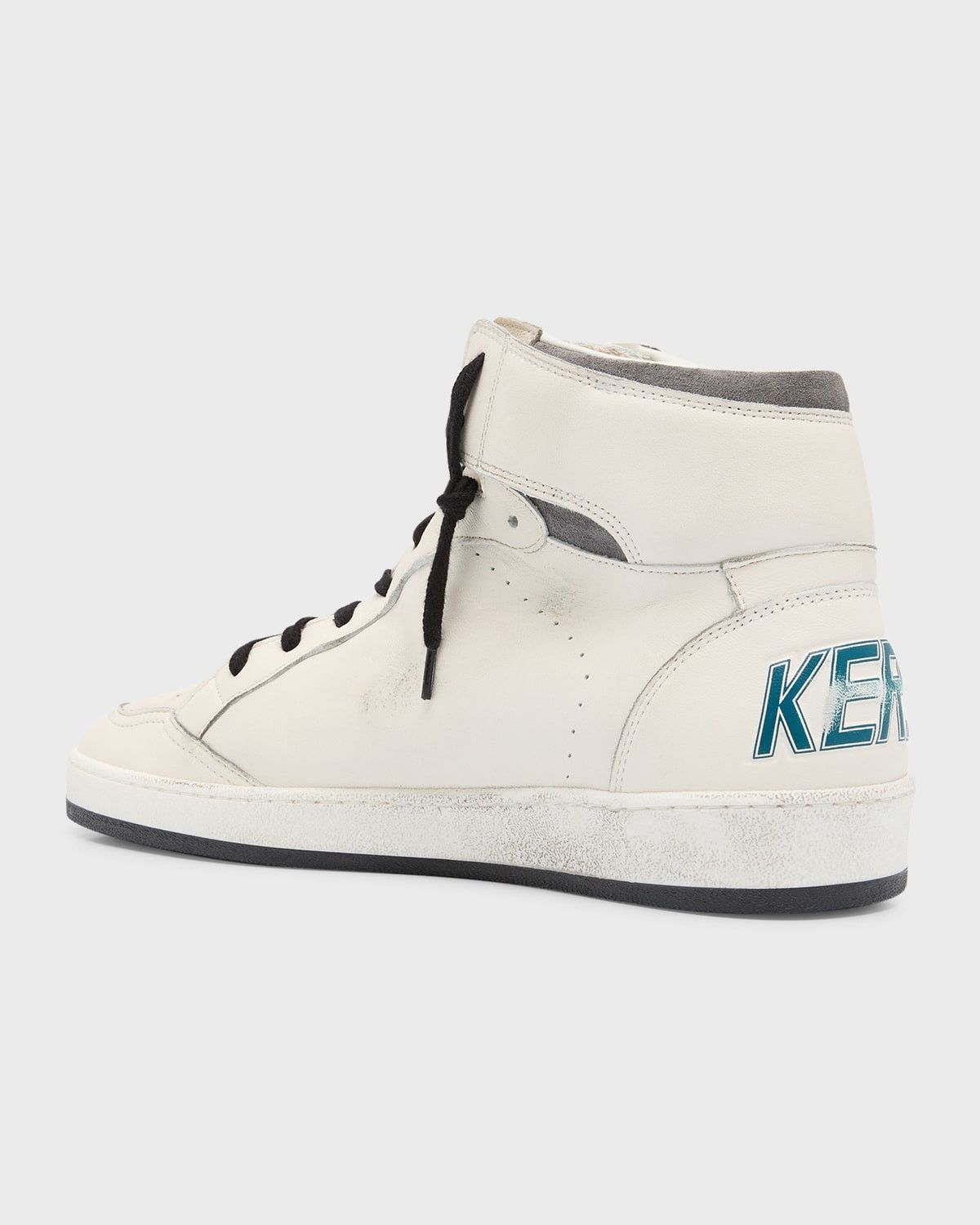 Golden Goose o1w1db10625 Sky-Star Leather High Top Sneakers in Multicolor Size US 12 / EU 45 - 4 Thumbnail