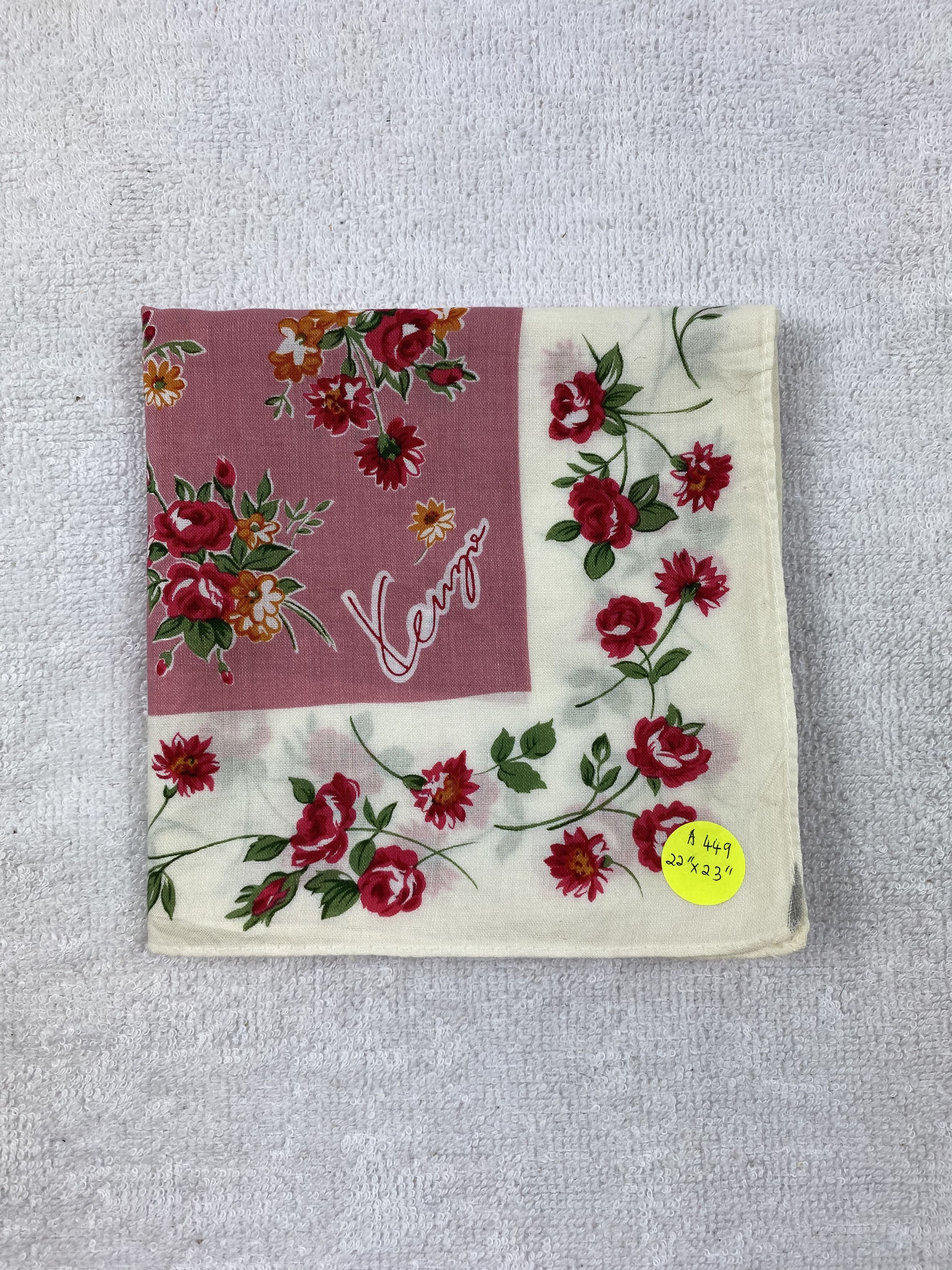 Kenzo Kenzo Floral Handkerchief / Bandana / Neckerchief Size ONE SIZE - 6 Thumbnail