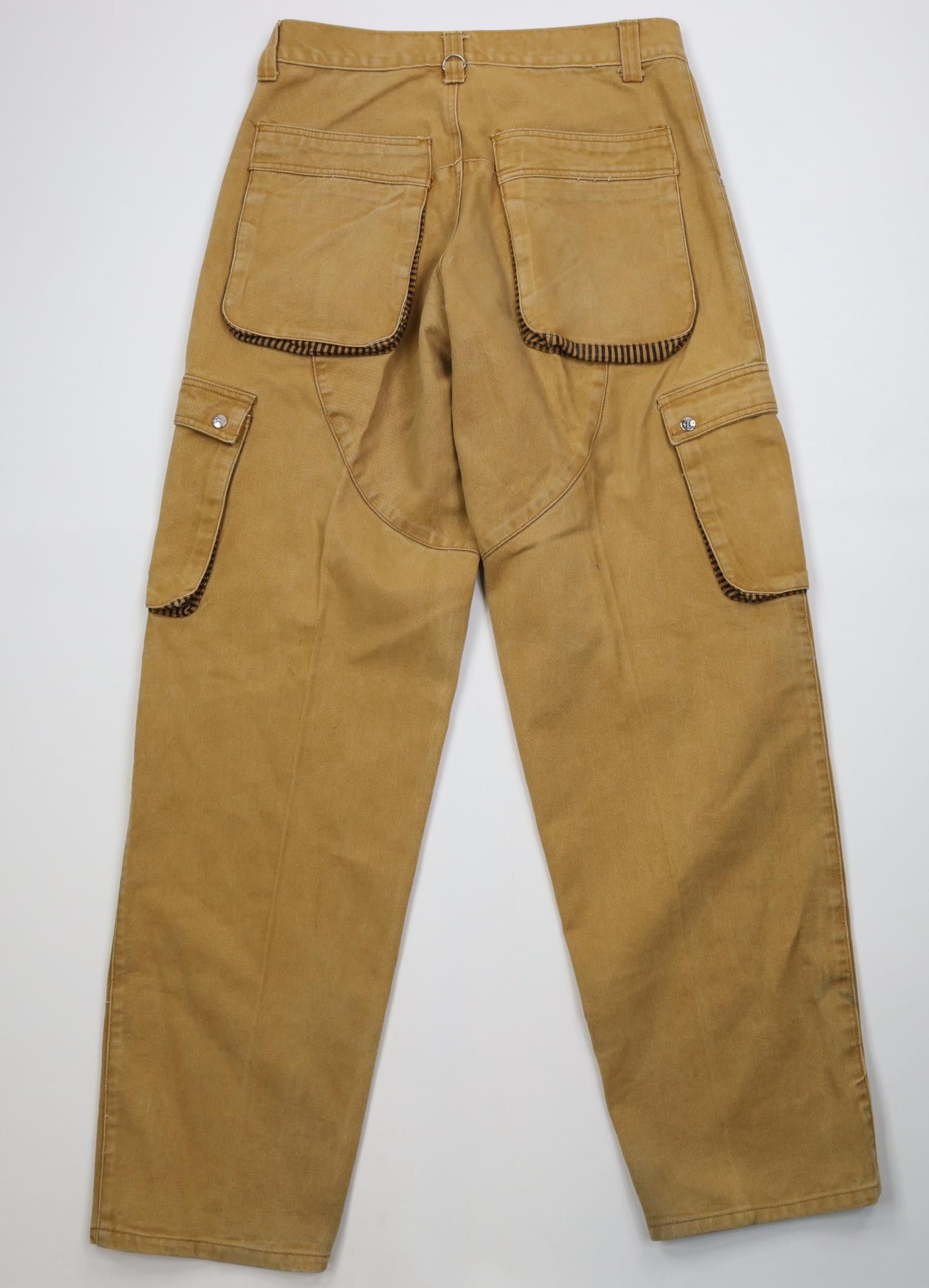 Vintage Vintage 90s Streetwear Big Pocket Skateboard Cargo Jeans Size US 32 / EU 48 - 11 Thumbnail