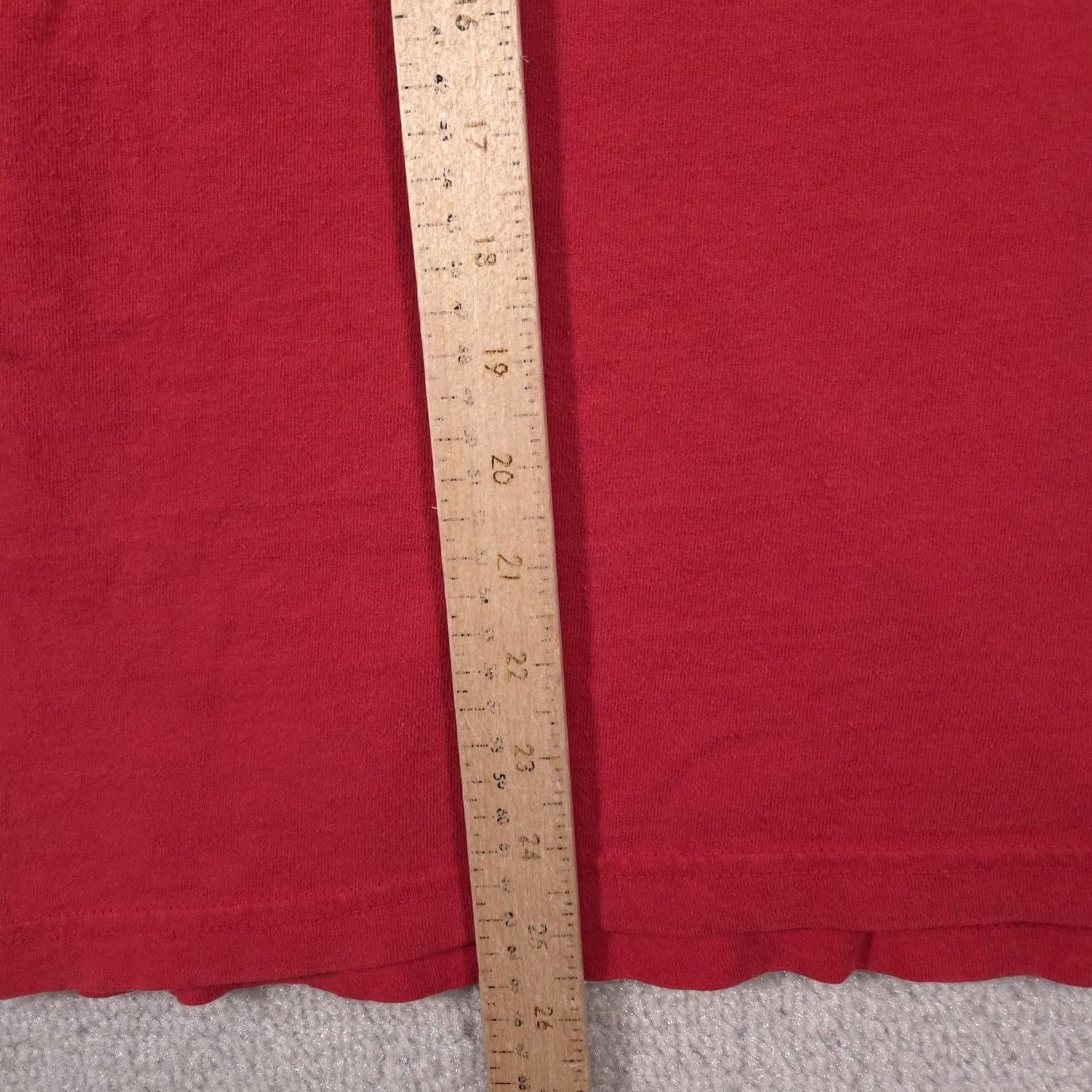 Tommy Hilfiger Tommy Hilfiger Shirt Mens Medium Red Embroidered Flag Logo Crewneck Cotton Tee Size US M / EU 48-50 / 2 - 7 Thumbnail