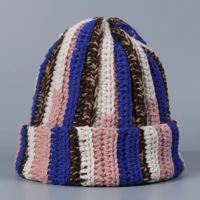 Handmade Woolen Knitted Beanie Size ONE SIZE - 1 Thumbnail