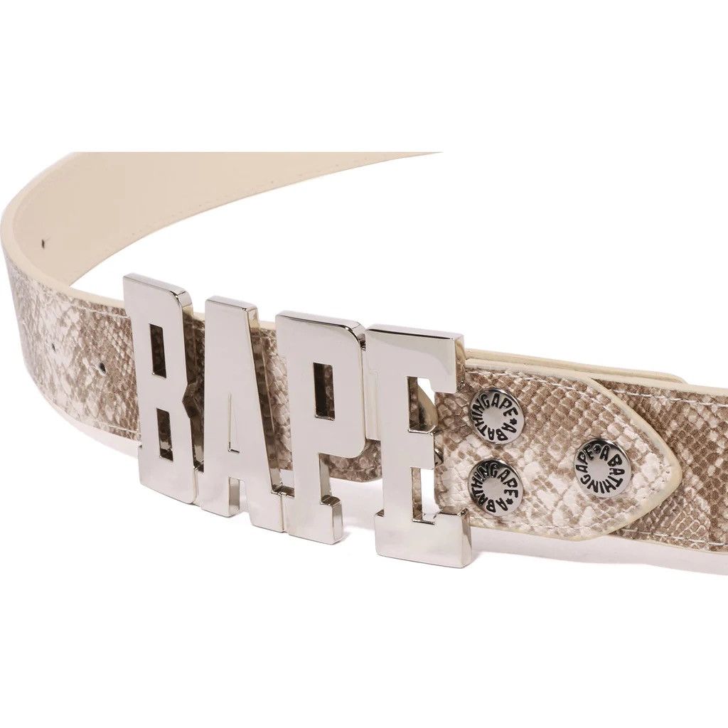 Bape BAPE Snake Belt Beige Size ONE SIZE - 2 Thumbnail