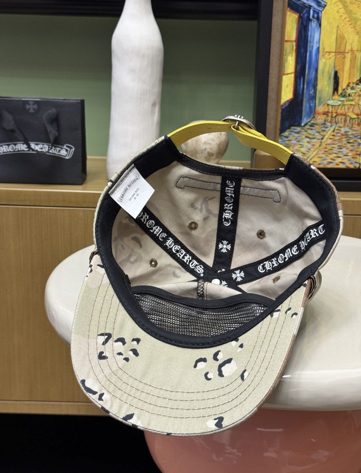 Chrome Hearts Chrome Hearts Matty Boy Sex Records 5 Panel Hat Camo Size ONE SIZE - 3 Thumbnail