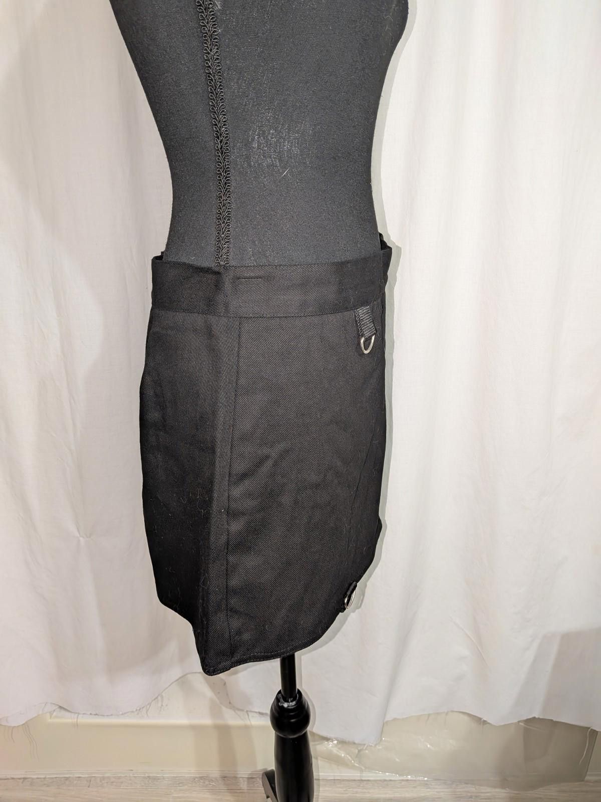 Other VTG Y2K Super Low Fat Hot Topic Punk Grommet Mini Skirt Sz L Size 36" / US 14 / IT 50 - 9 Thumbnail